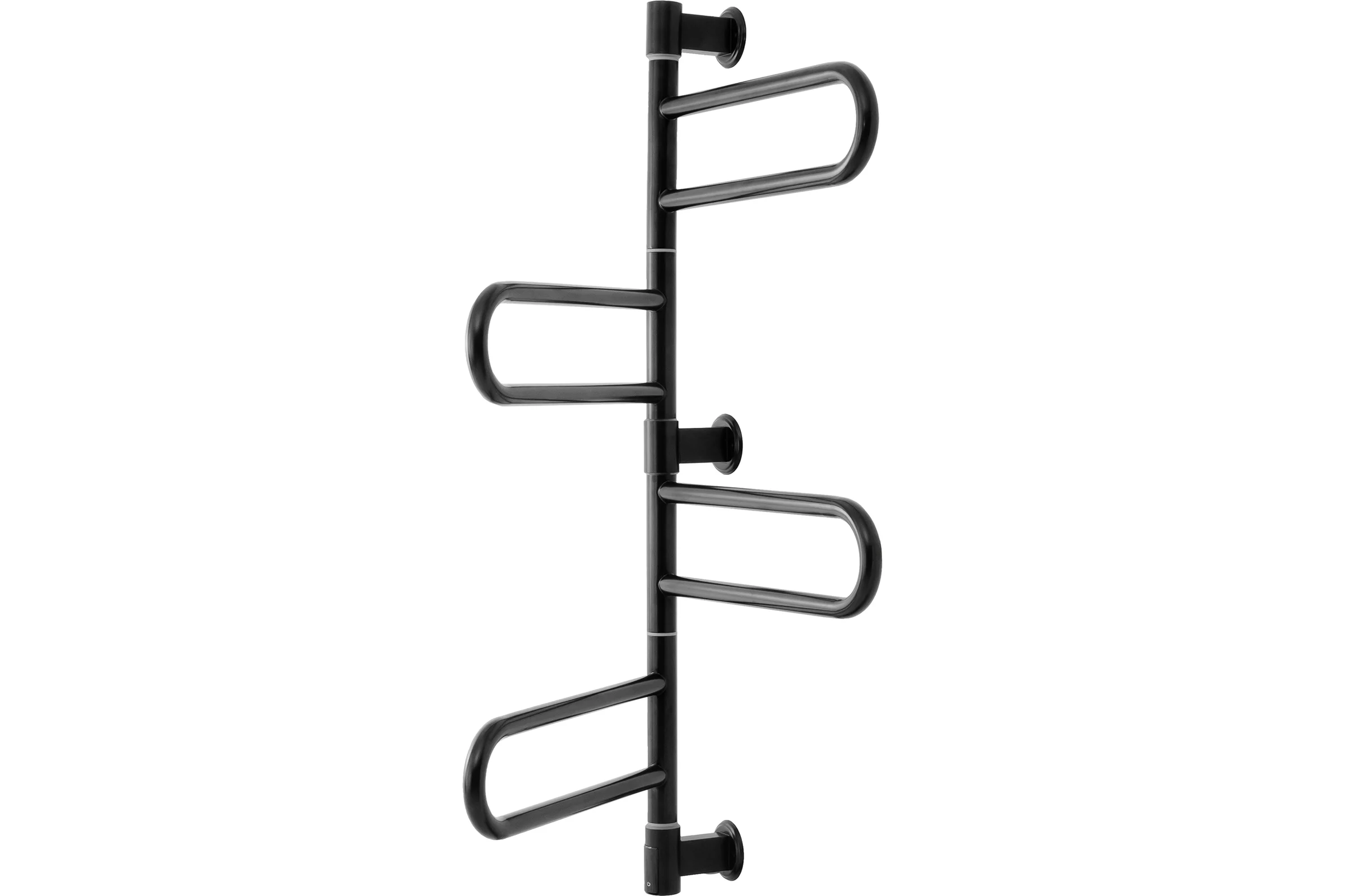 Полотенцесушитель ENERGY U chrome G4K RAL 9005 Чёрный матовый + ECO 2 Чёрный УТ-УТ-01226