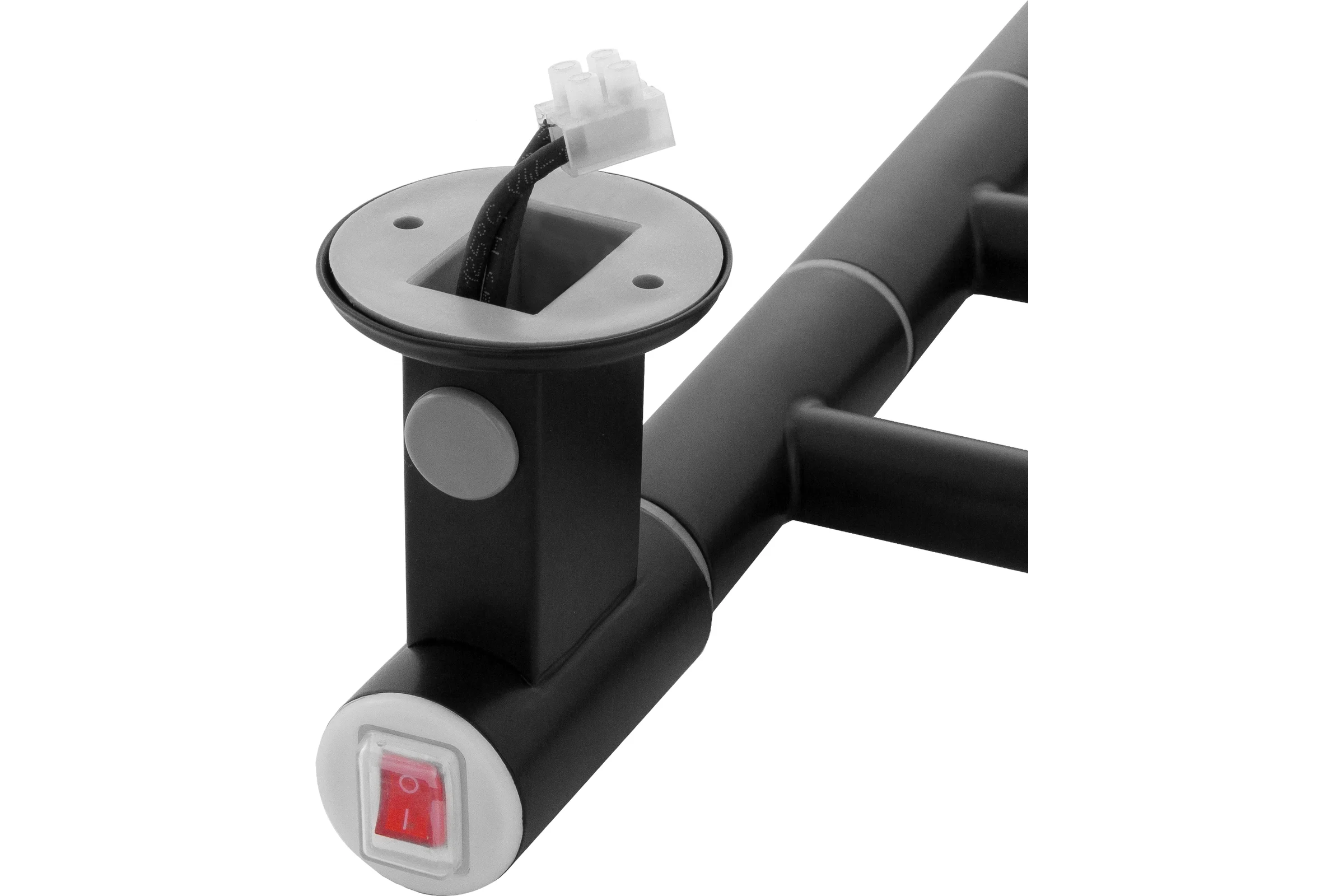 Полотенцесушитель ENERGY U chrome G2 RAL 9005 Чёрный матовый УТ-УТ-01202