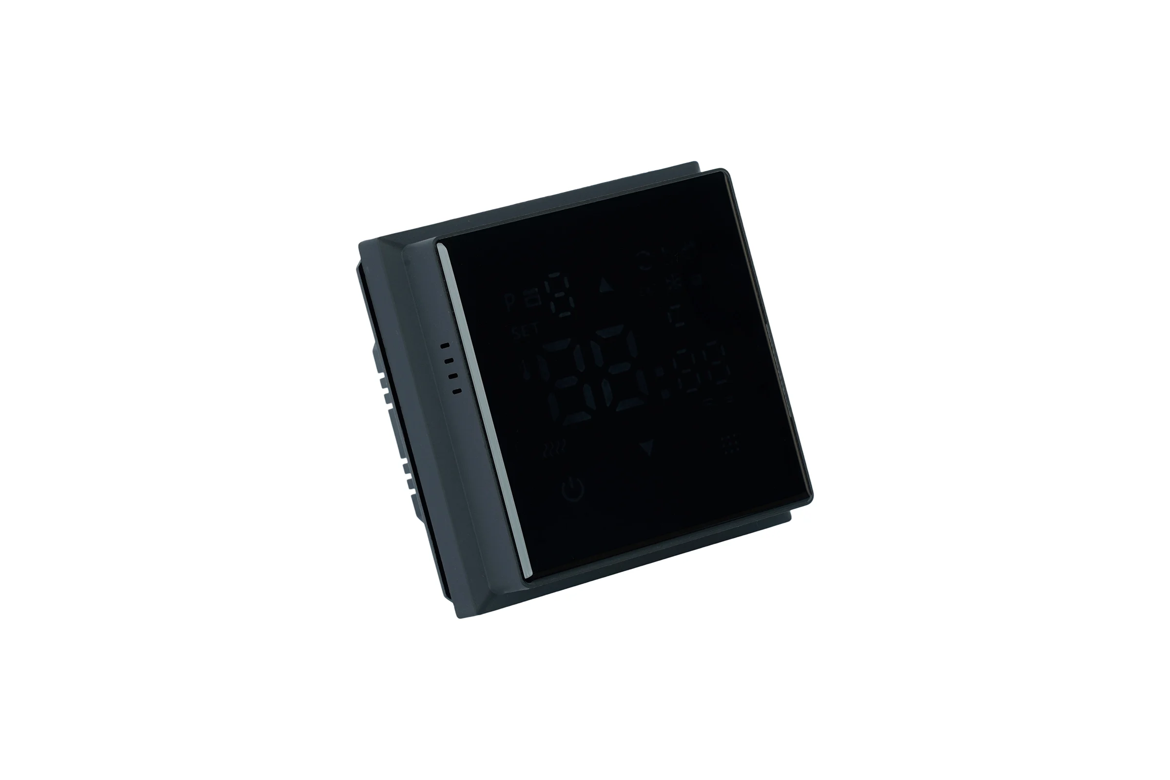 Терморегулятор STEKKER Wi-Fi (механизм), 250В, 3500Вт, серия Эмили, RSW00-5119-05, черный уголь, soft touch, 50377