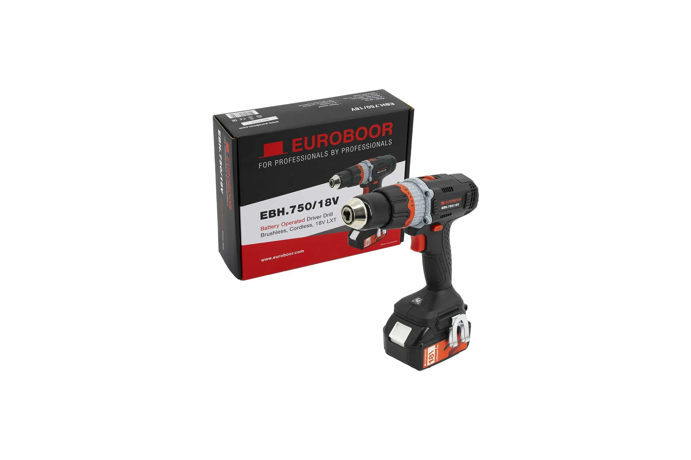 Дрель без кейса и зарядки EUROBOOR EBH.750/18V