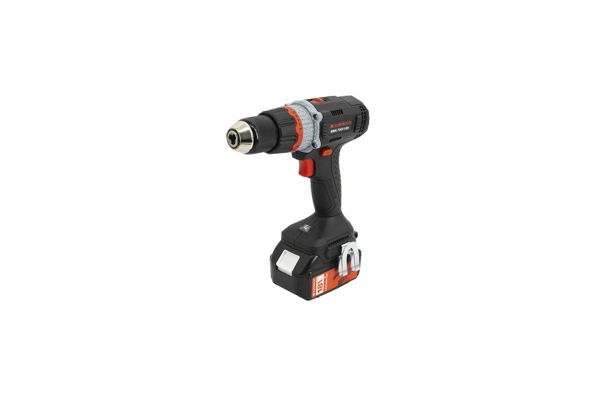 Дрель с кейсом и зарядкой EUROBOOR EBH.750/18V Set