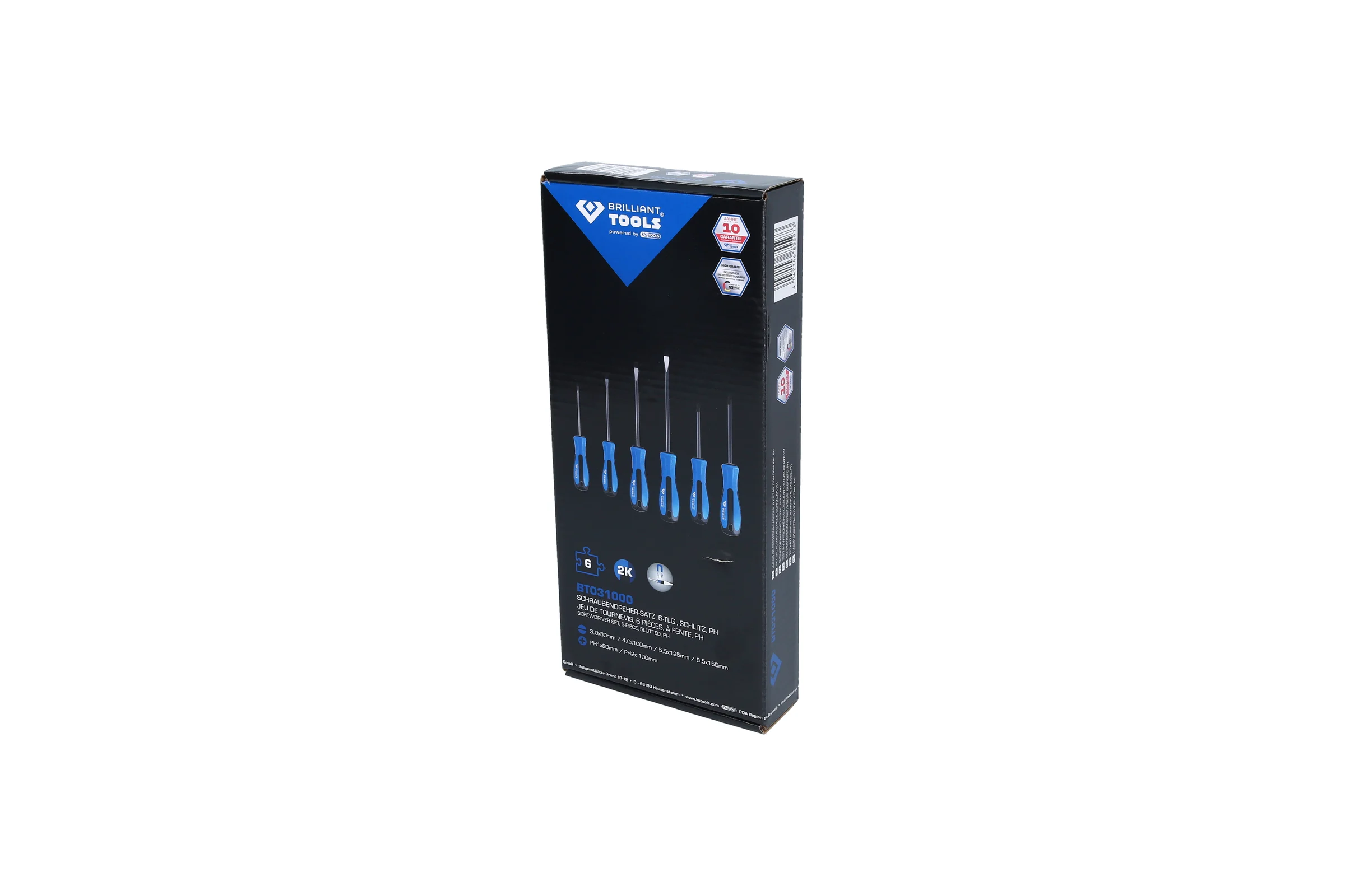 Набор отверток Brilliant Tools 6 предметов BT031000