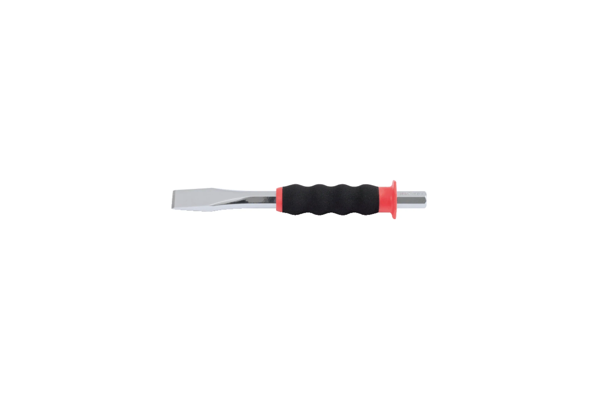 Зубило KS Tools плоское, 20x210 мм, с защитной рукояткой 156.0241
