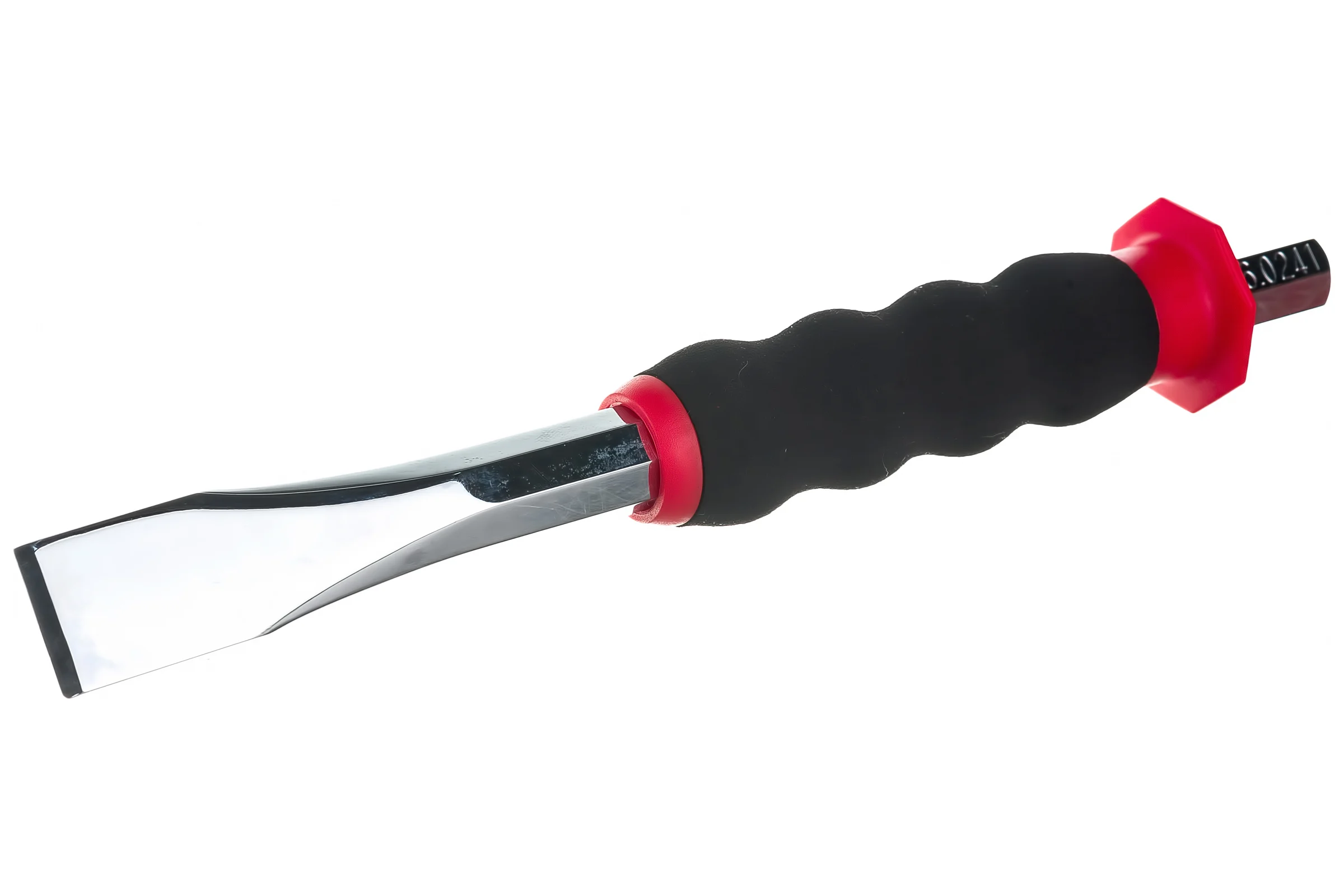 Зубило KS Tools плоское, 20x210 мм, с защитной рукояткой 156.0241