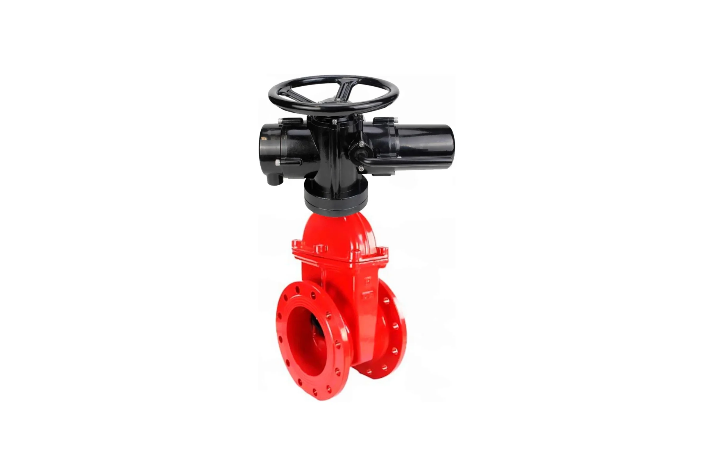 Задвижка клиновая DN.ru 30ч939р GGG50-GGG50-EPDM-RED Ду50 Ру10/16, ОСТ тип А, электропривод VGD-005 380В пятикулачковый D040-10183