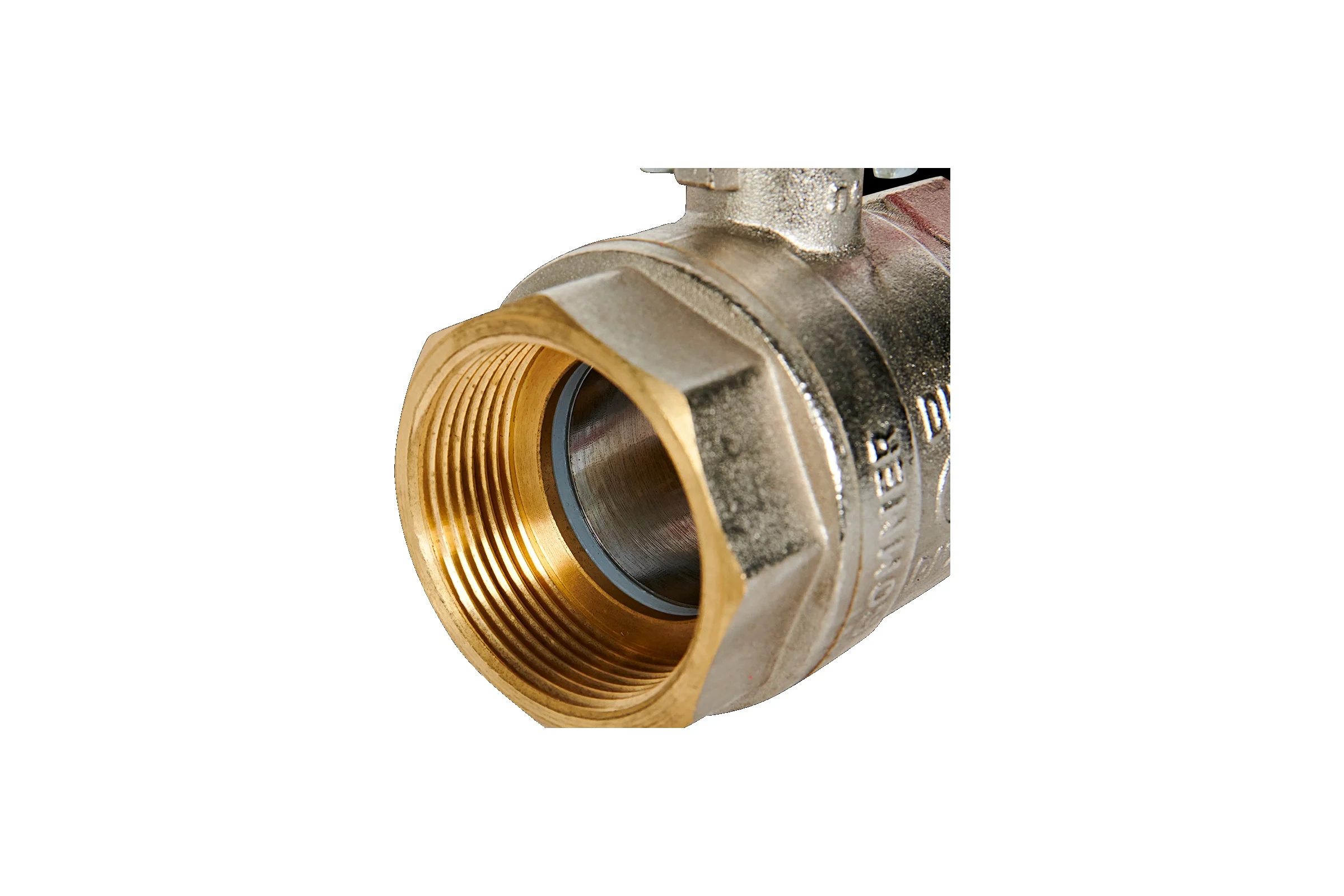 Кран шаровой неполнопроходной ROMMER RBV-0001-2110340 ВР/ВР, ручка рычаг 1 RG00938RJN7MG8