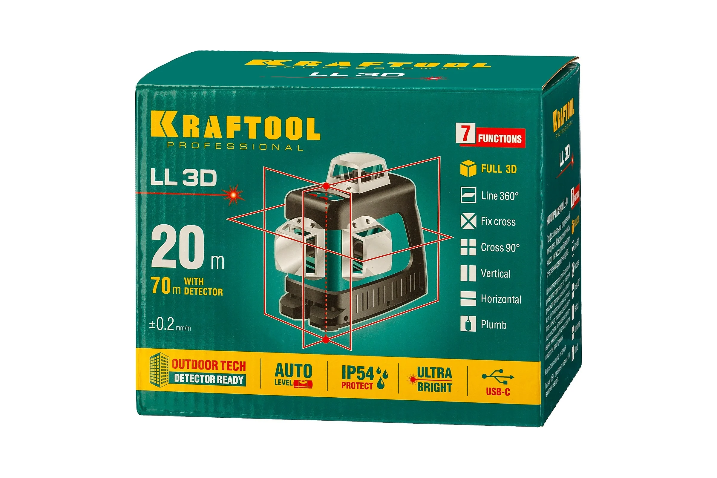 Лазерный нивелир KRAFTOOL LL 3D 34640_z01