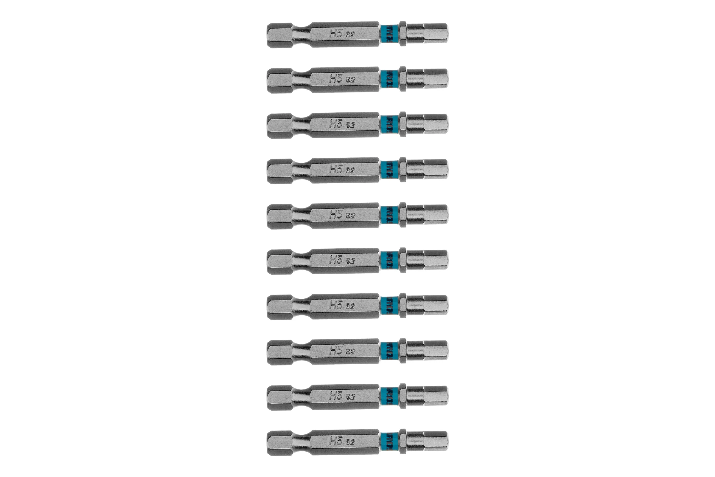 Бита GROSS HEX5х50 мм сталь S2 шестигр. 10 шт 114064