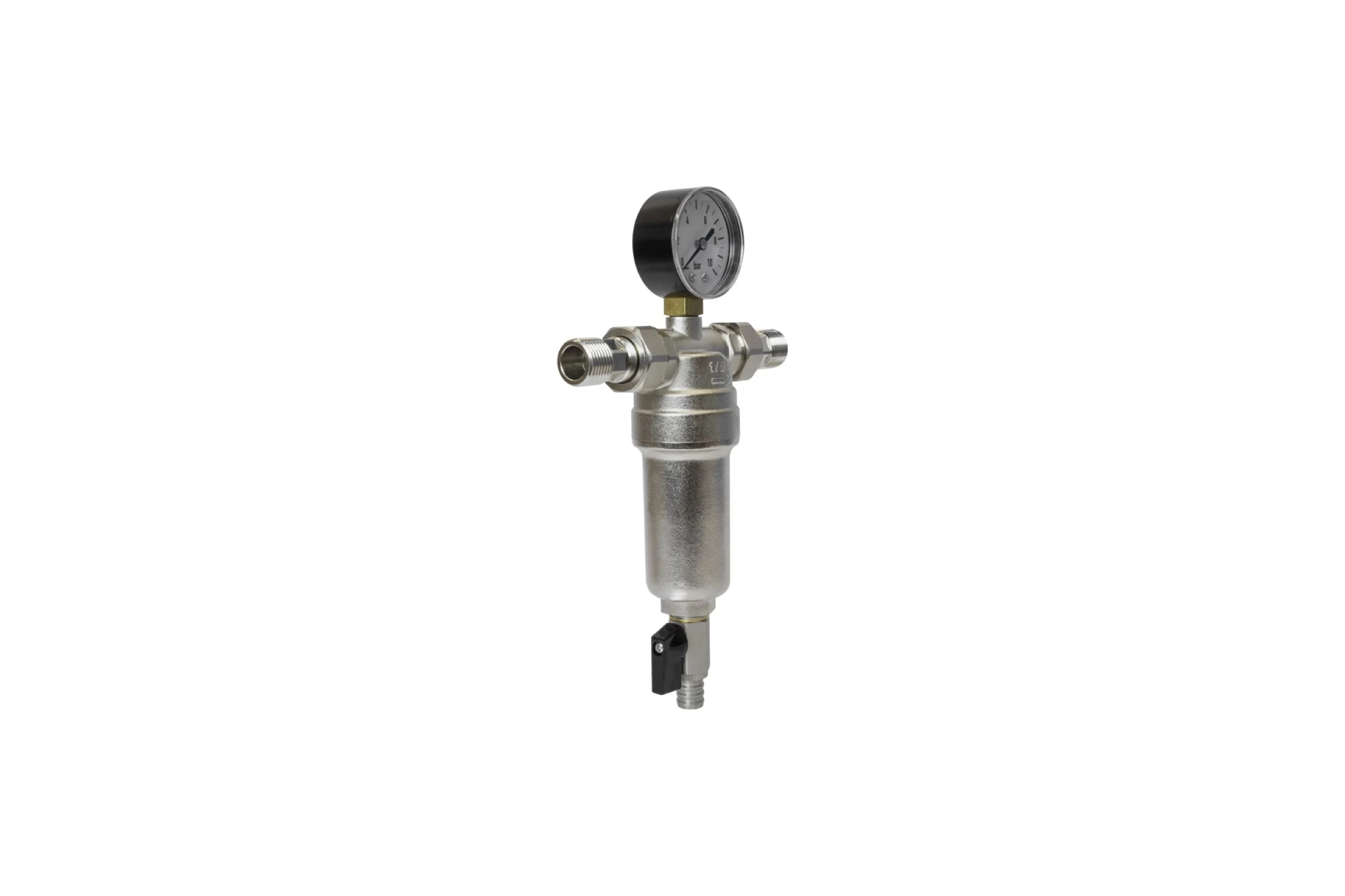 Фильтр самоочищающийся VRT 1/2'' нар/нар с манометром 556912