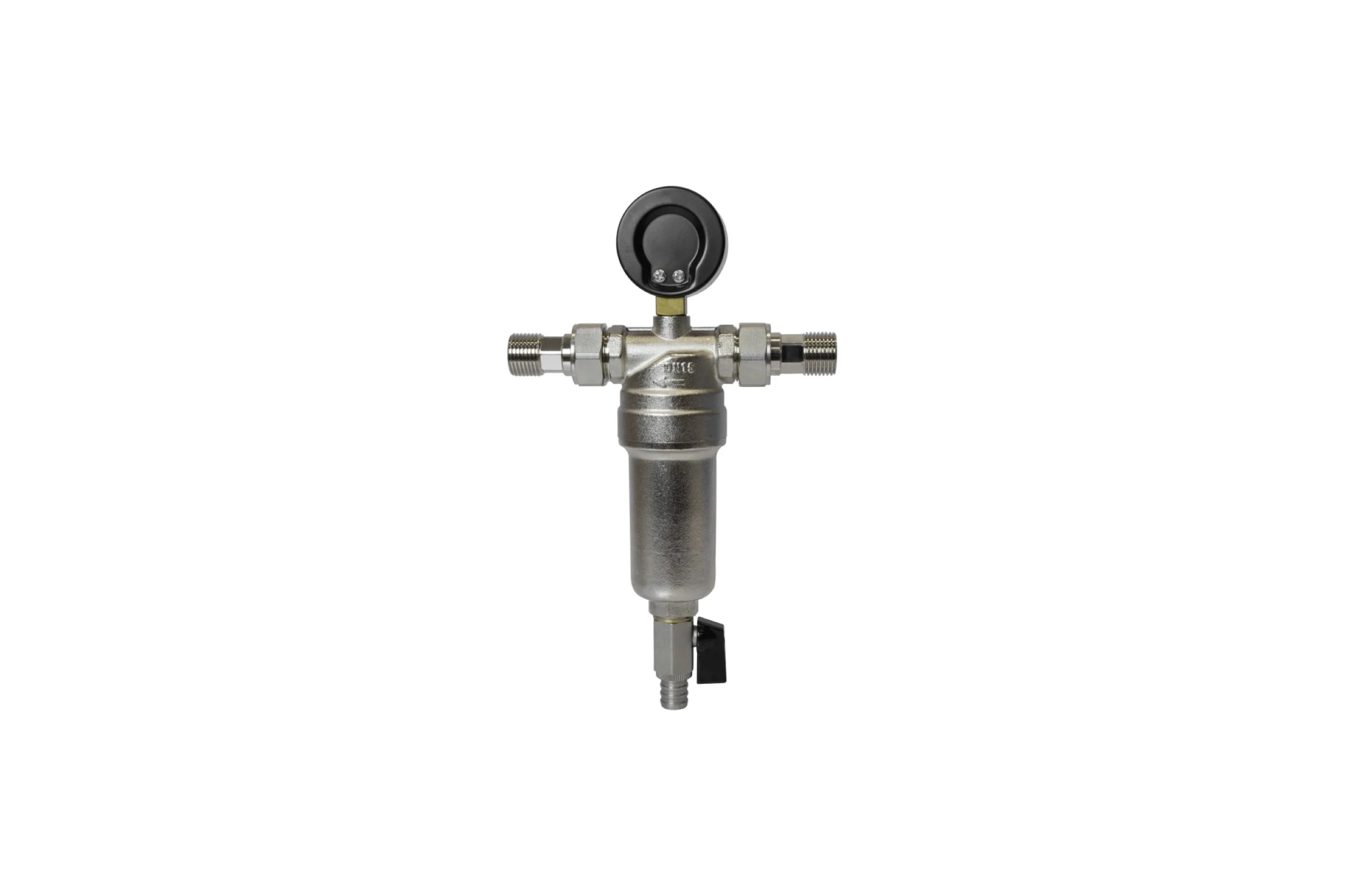 Фильтр самоочищающийся VRT 1/2'' нар/нар с манометром 556912