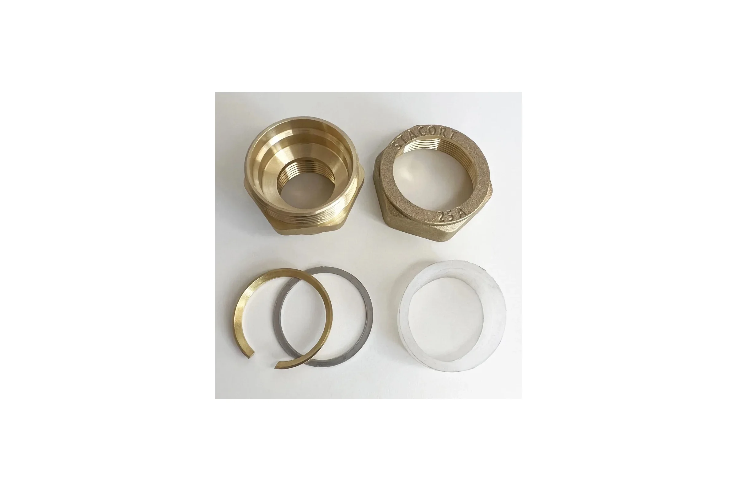 Муфта внутренняя STACORT SF25x3/4''MR (мама)-для гофрированной трубы 25А  из нержавеющей стали SF25-34MR