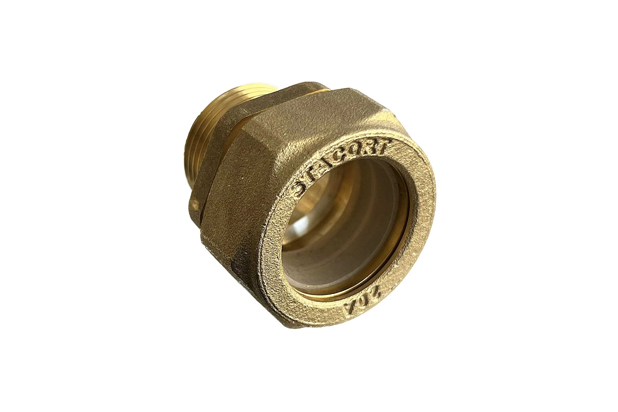 Муфта наружная STACORT SM20x3/4''MR (папа) для гофрированной трубы 20А  из нержавеющей стали SM20-34MR