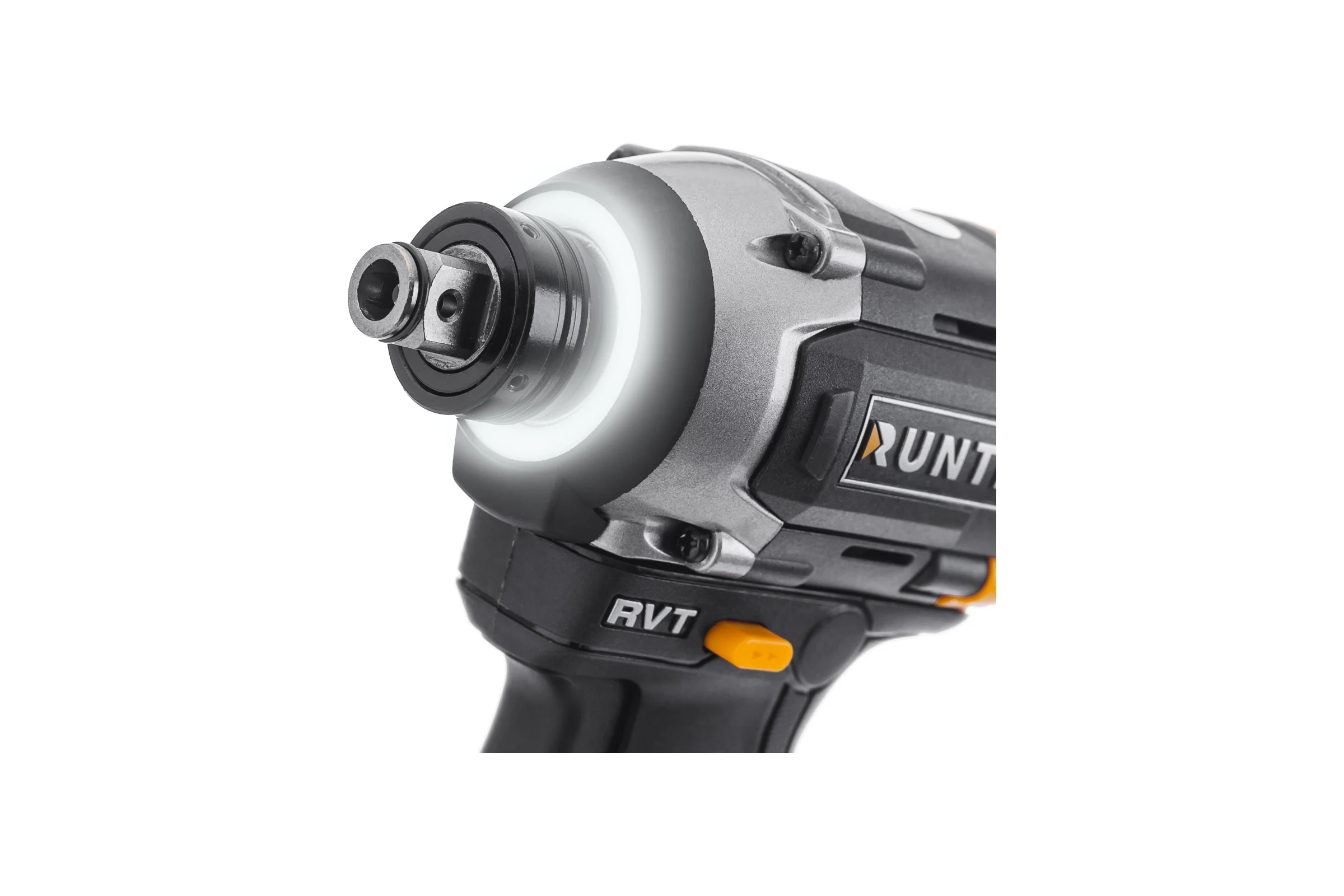 Винтоверт-гайковерт ударный RUNTEC аккумуляторный PRO HEX 1/4, квадрат 1/2, 20В, 2х2Ач, 230Нм RT-ED232