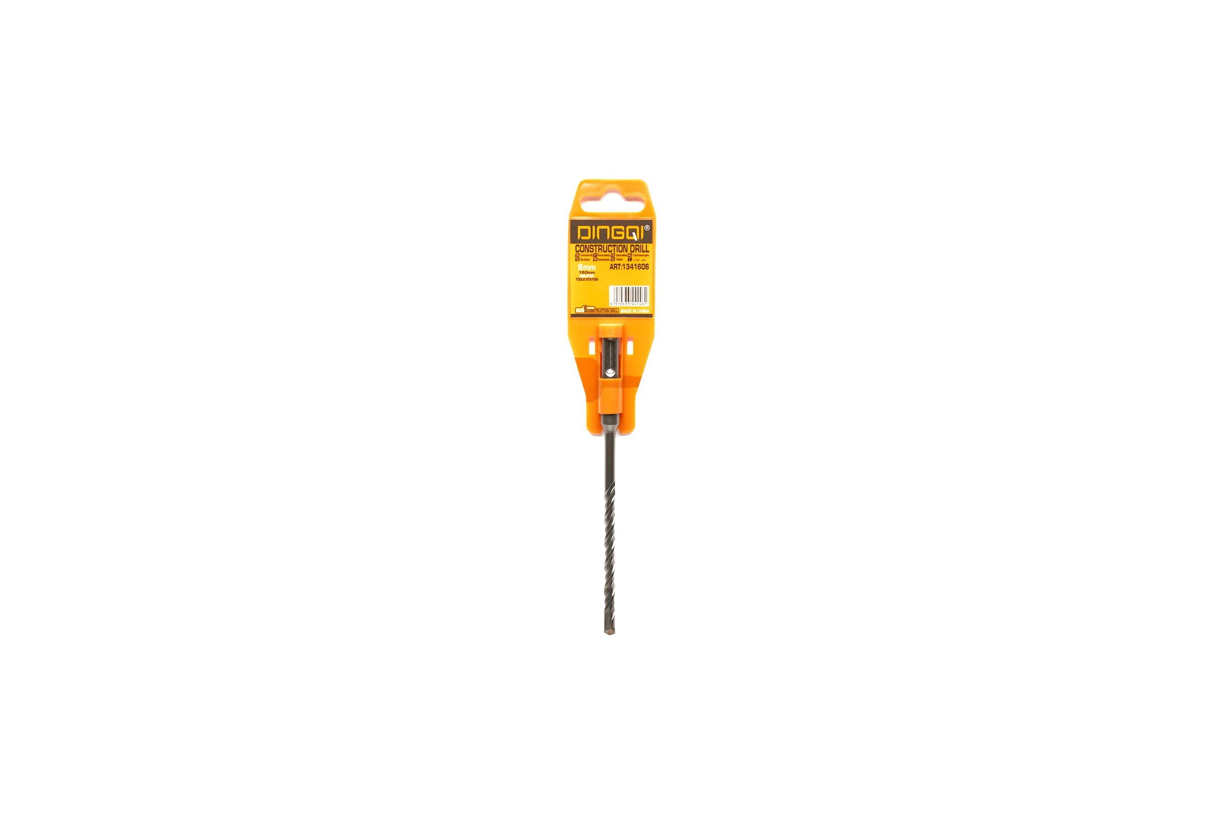 Бур по бетону, кирпичу DINGQI 6х160 мм, SDS-Plus 1341606