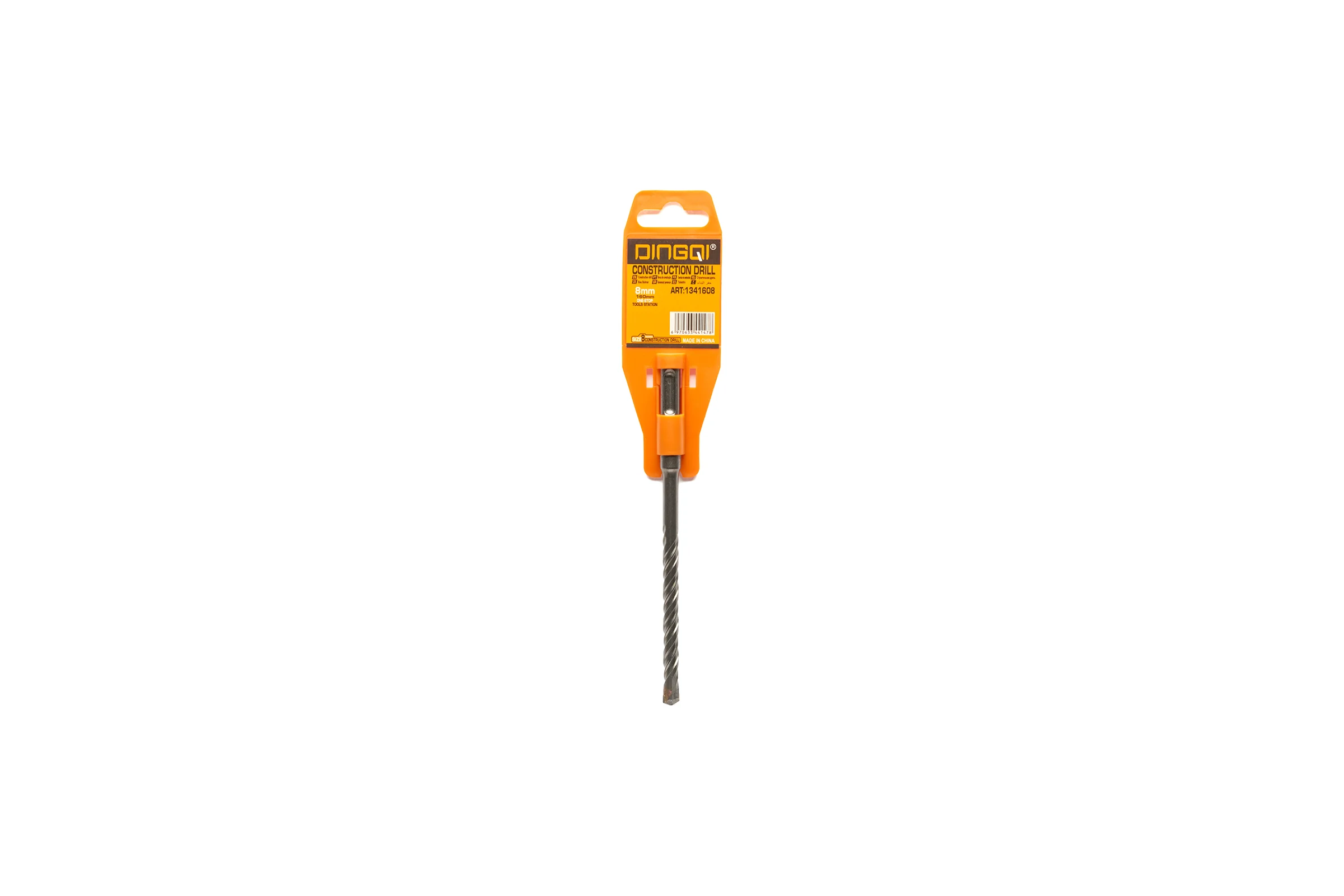 Бур по бетону, кирпичу DINGQI 8х160 мм, SDS-Plus 1341608