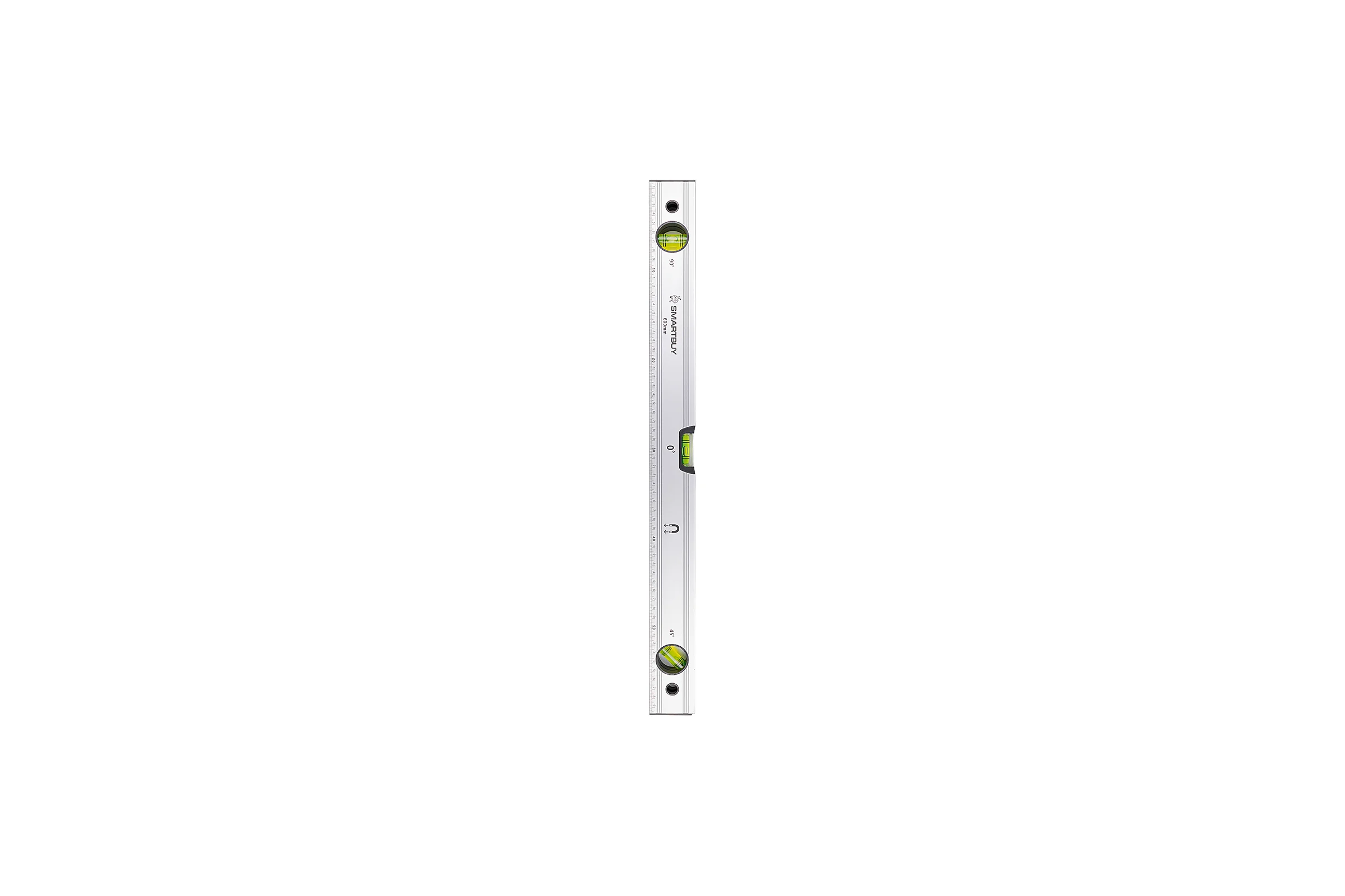 Уровень (ватерпас) водный SMARTBUY, 3 глазка, магнит, линейка, PRO TOOLS () SBT-PRO-WL-600