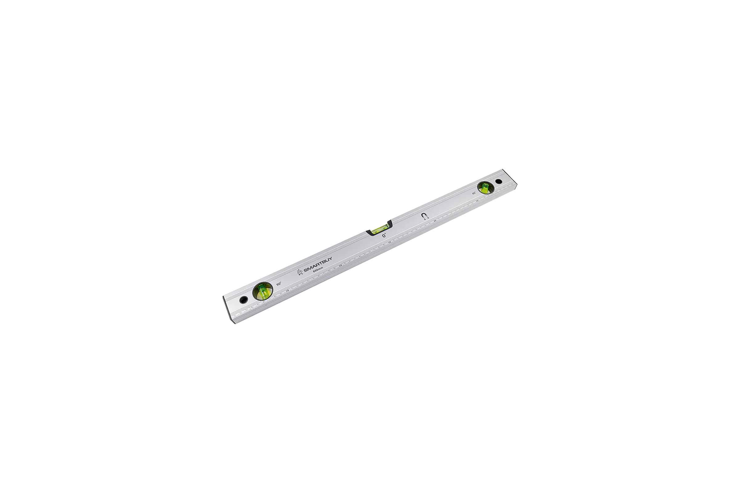 Уровень (ватерпас) водный SMARTBUY, 3 глазка, магнит, линейка, PRO TOOLS () SBT-PRO-WL-600