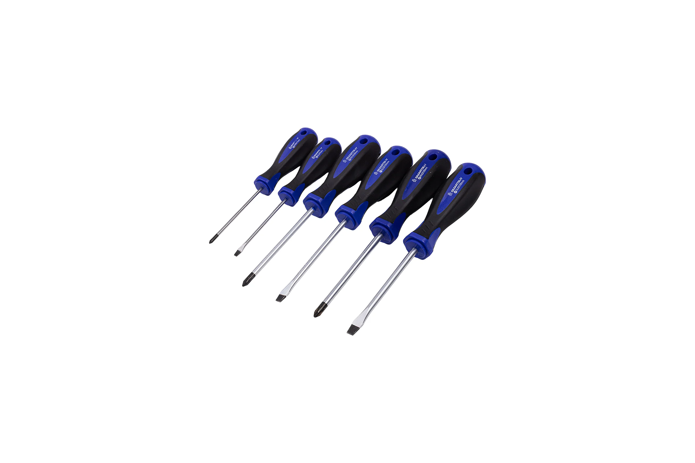 Отвертки в наборе SMARTBUY 6 штук, SL, PH, CR-V сталь, PRO TOOLS SBT-PRO-SCN-6