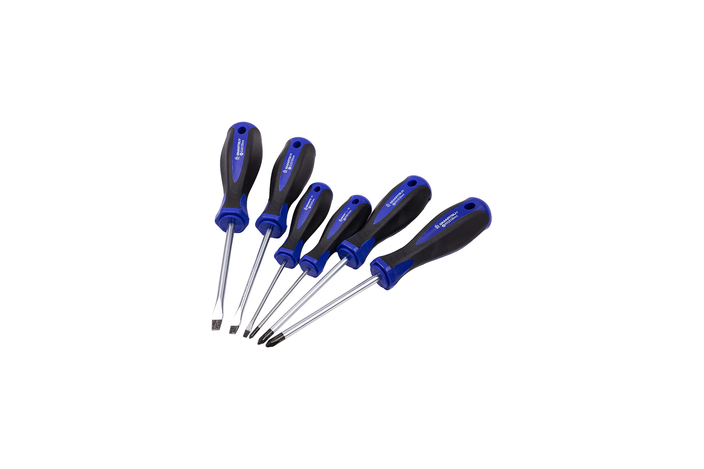 Отвертки в наборе SMARTBUY 6 штук, SL, PH, CR-V сталь, PRO TOOLS SBT-PRO-SCN-6