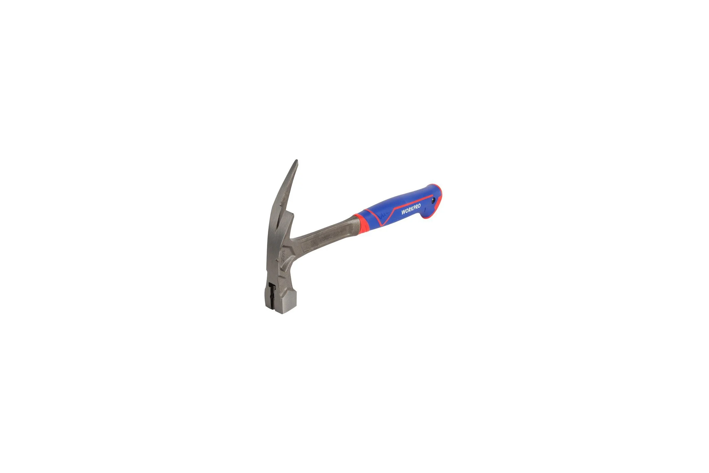 Молоток кровельщика кованый цельнометалический WORKPRO PRO 560г (ANTI-SHOK рукоятка) WP241061