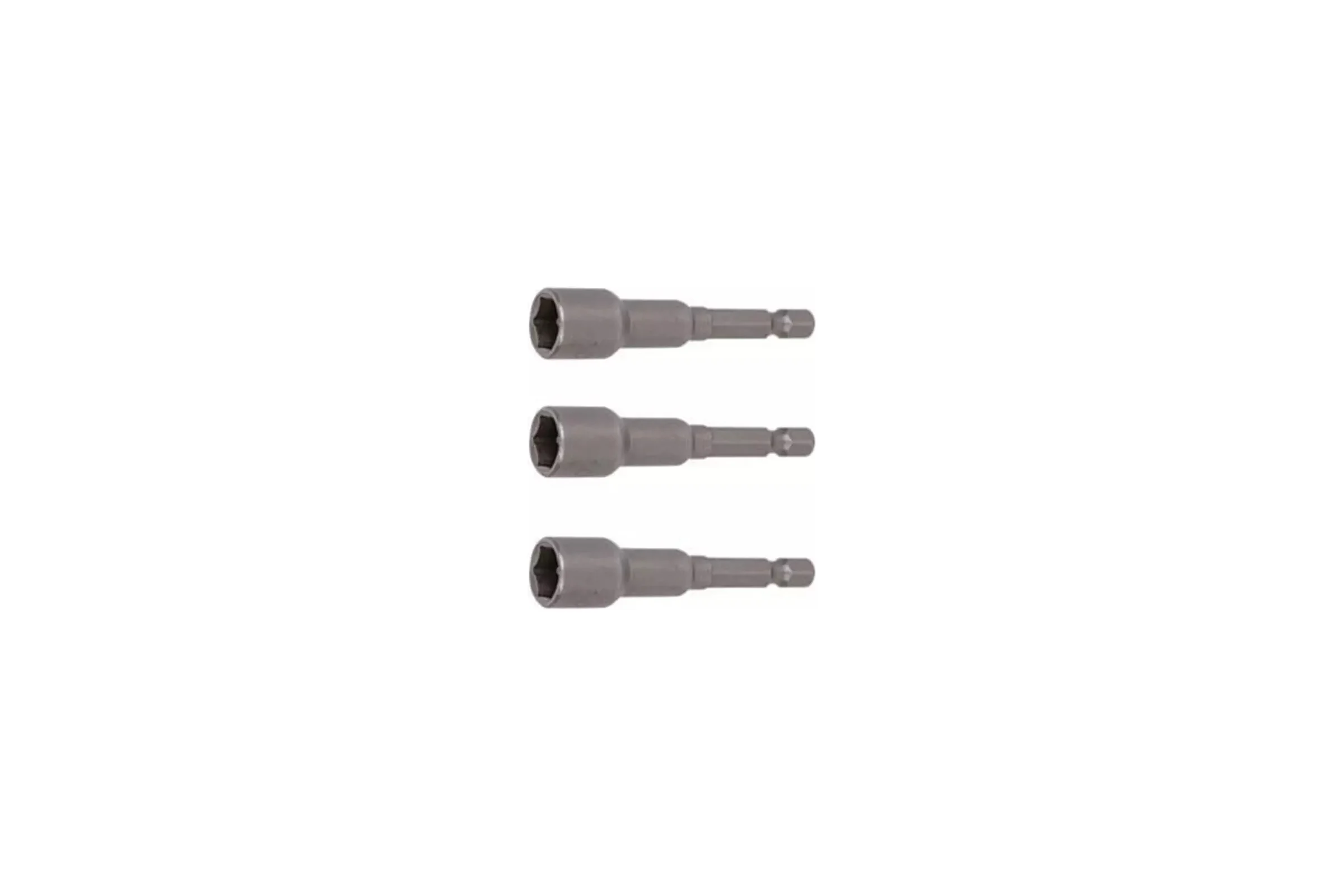 Головка магнитная Workpro 12мм (65мм, хвостовик HEX 1/4) -3шт WP408207