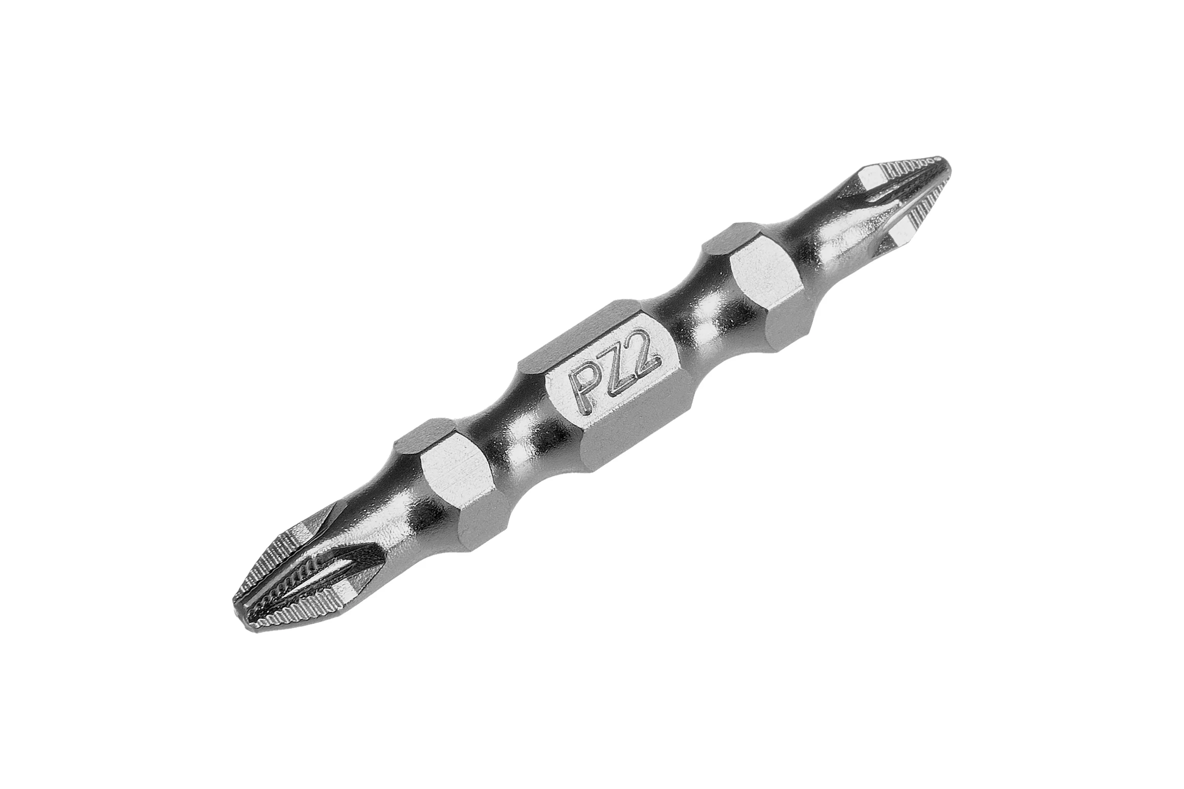 Бита двухсторонняя GROSS PZ2-PZ1, 45мм, сталь S2, 10шт 112010