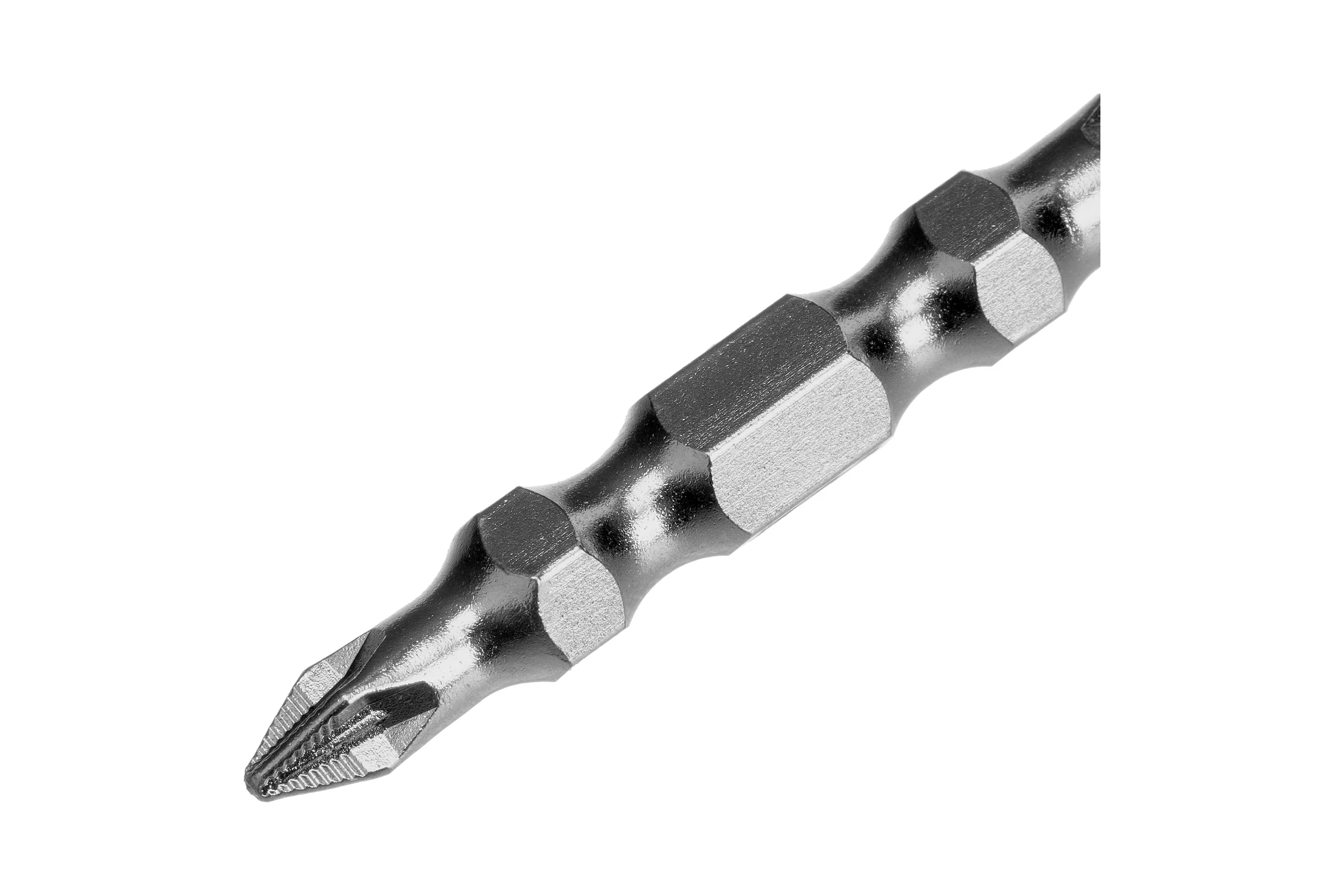 Бита двухсторонняя GROSS PZ2-PZ1, 45мм, сталь S2, 10шт 112010