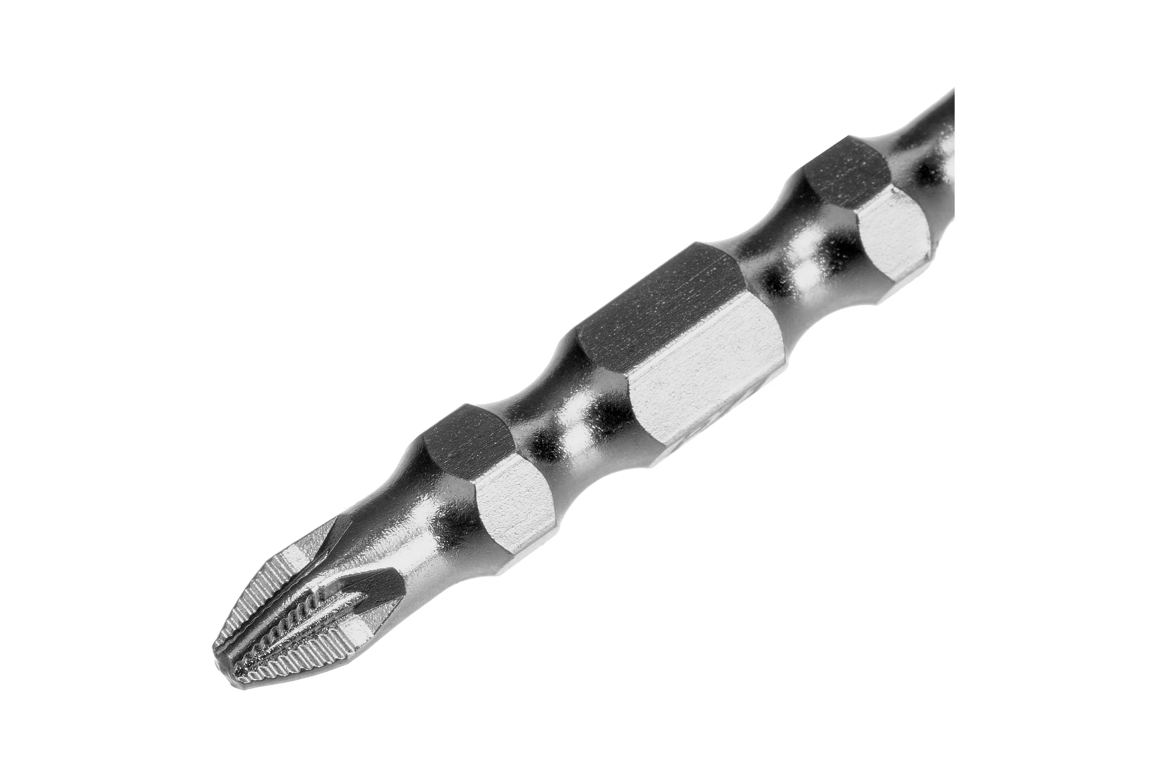 Бита двухсторонняя GROSS PZ2-PZ1, 45мм, сталь S2, 10шт 112010
