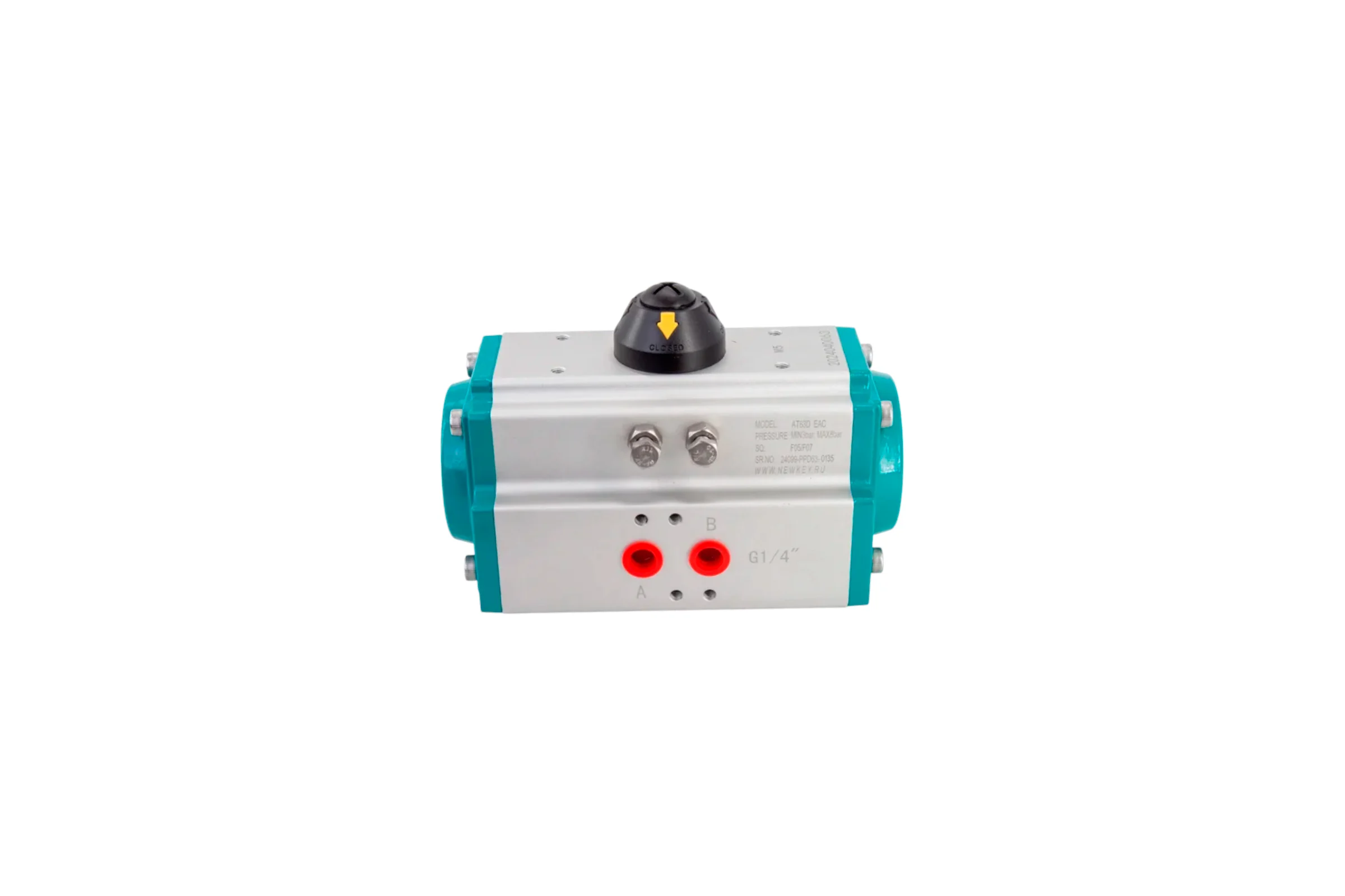 Привод пневматический двухсторонний NEWKEY AT 63D NK-PPD63