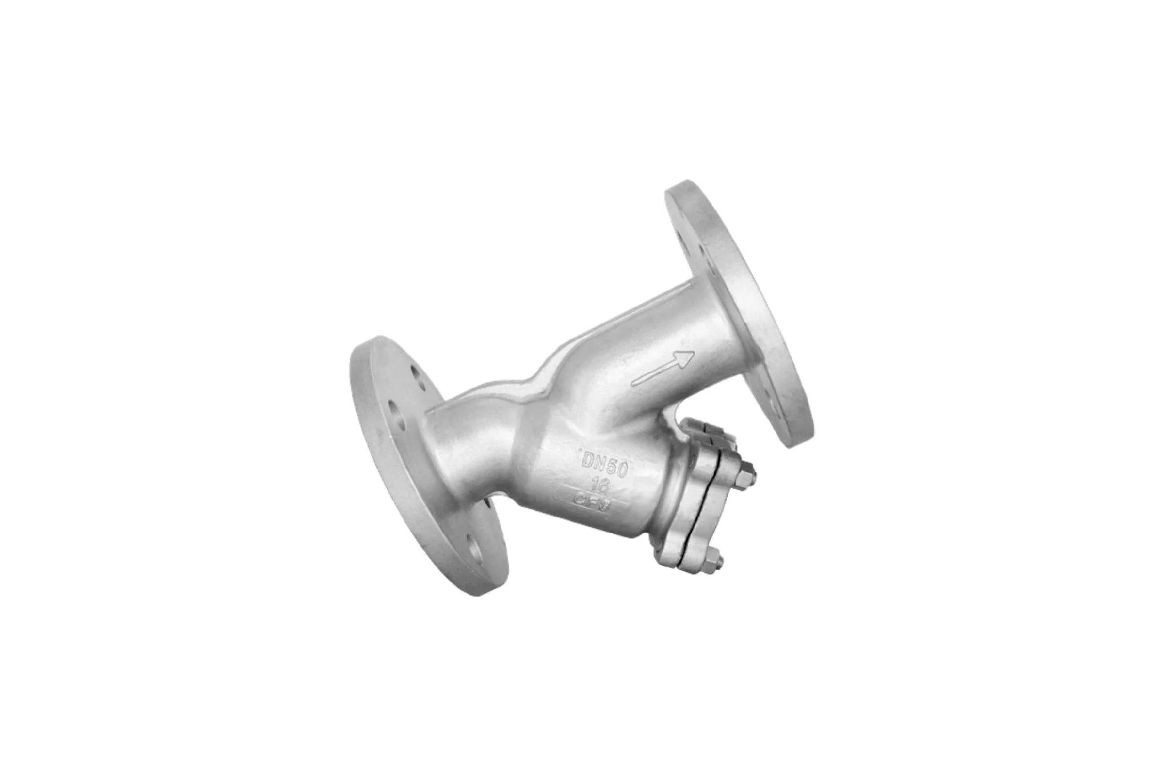 Фильтр фланцевый NEWKEY Y-тип нержавеющий, AISI304 DN50 (2), (CF8), PN16 NK-FYS50/4