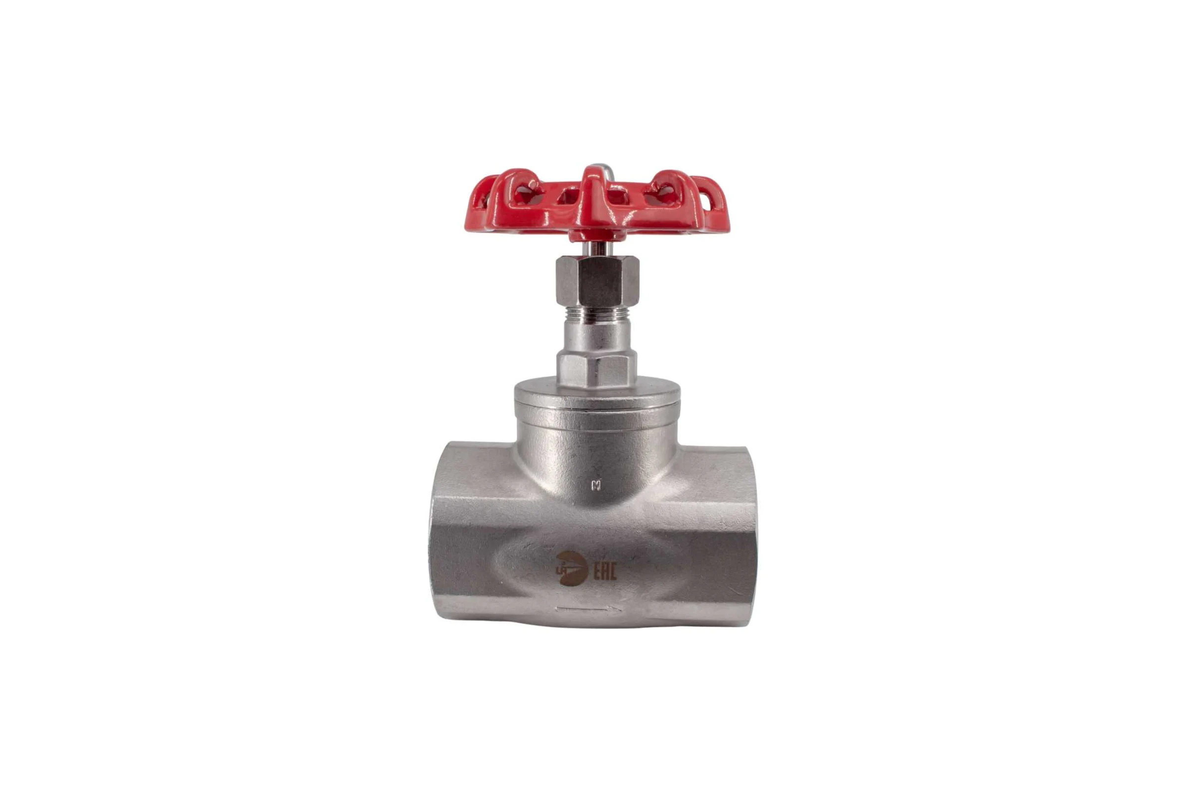 Вентиль запорный муфтовый NEWKEY нержавеющий, AISI304 DN50 (2), (CF8), PN14 NK-ZSm50/4