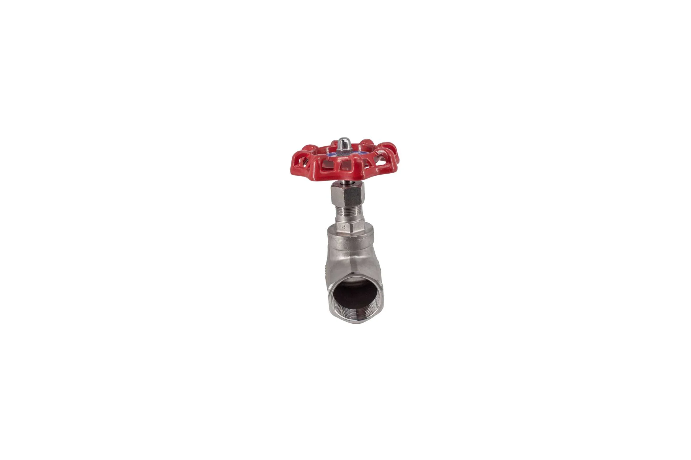 Вентиль запорный муфтовый NEWKEY нержавеющий, AISI304 DN32 (1_1/4), (CF8), PN14 NK-ZSm32/4