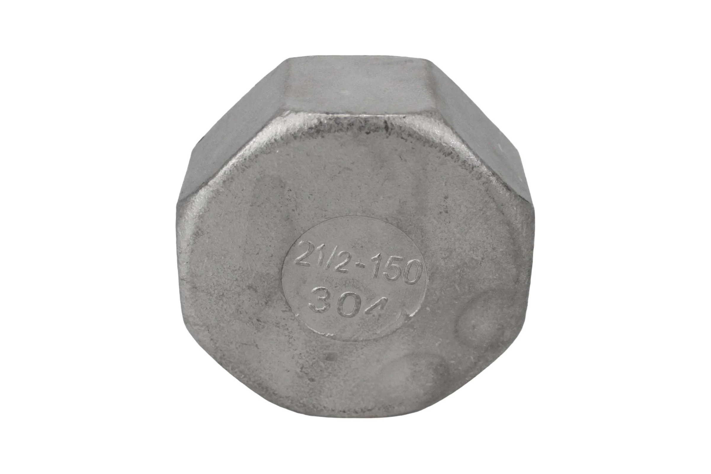 Заглушка NEWKEY В/Р, 6-ти гранная, нержавеющая, AISI304 DN65 (2_1/2), (CF8), PN16 NK-DTP65/4