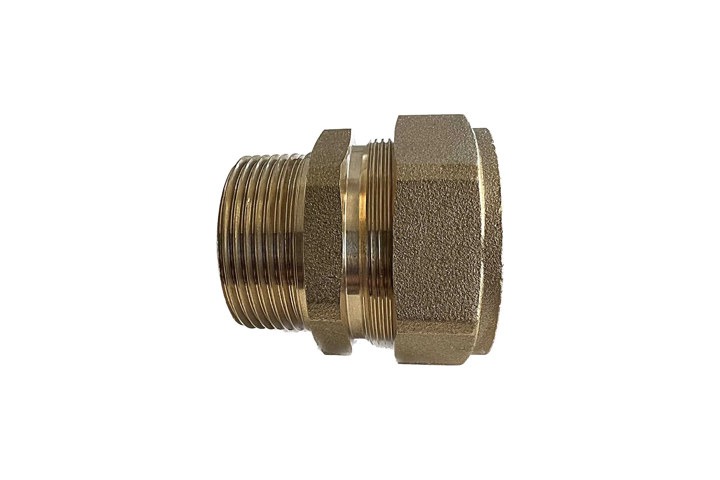 Муфта STACORT SM 32x1 1/4'' наружная резьба (папа) для гофрированной трубы 32А из нержавеющей стали, арт. SM32-1-14MR