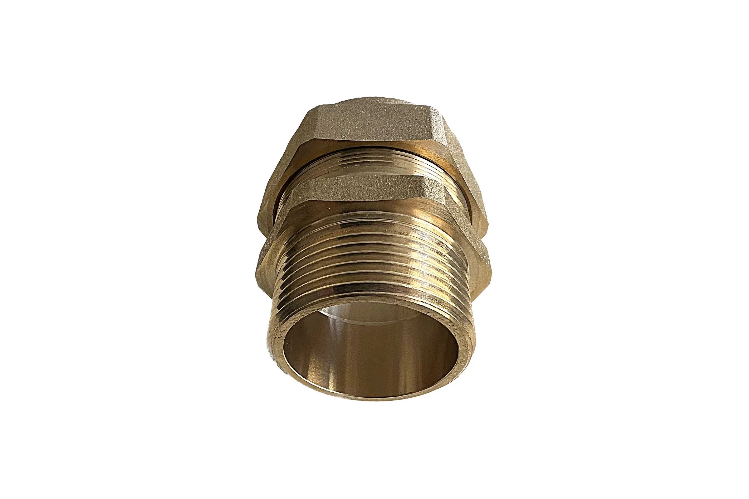 Муфта STACORT SM 32x1 1/4'' наружная резьба (папа) для гофрированной трубы 32А из нержавеющей стали, арт. SM32-1-14MR