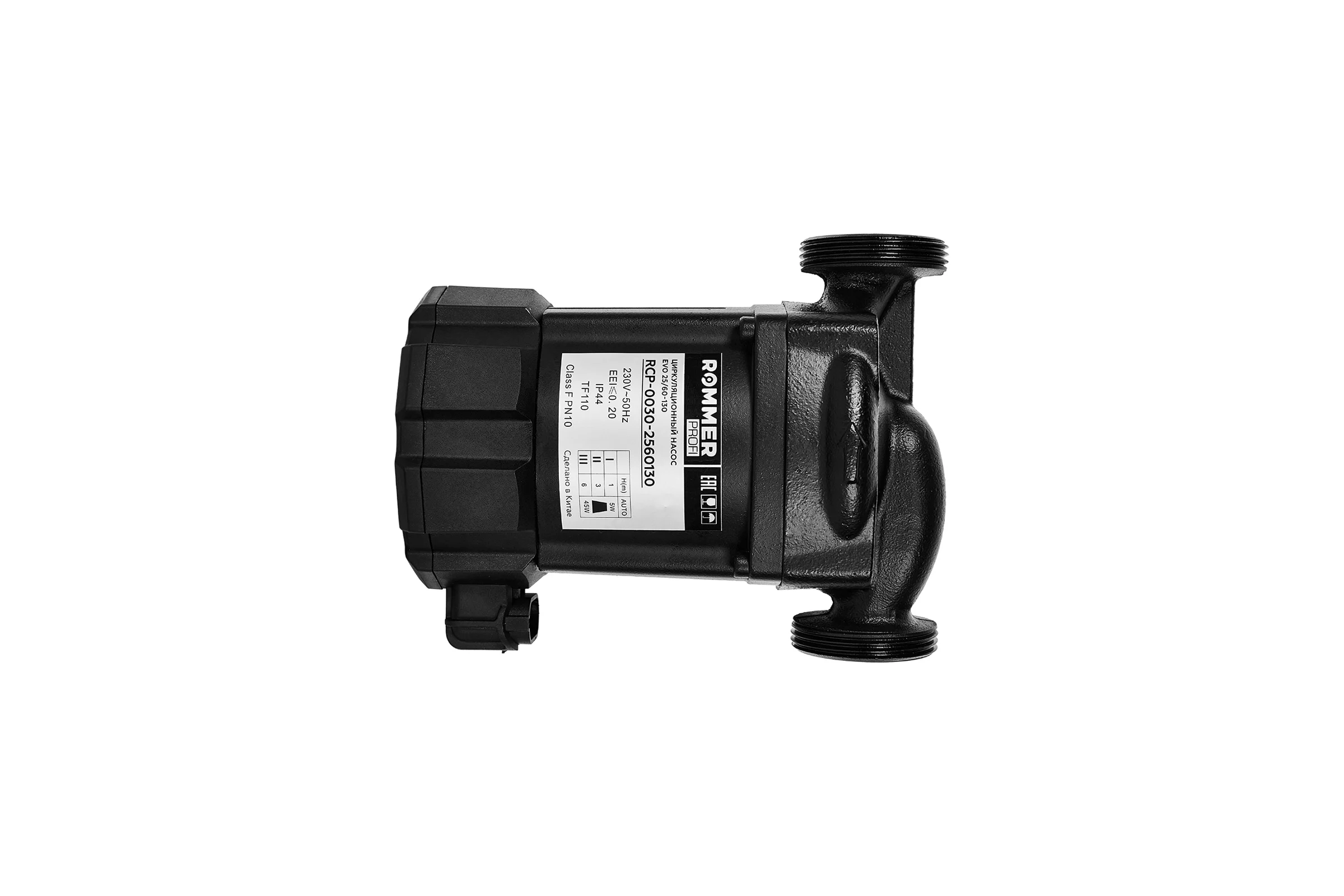 Циркуляционный насос ROMMER RCP-0030-2560130 PROFI EVO 25/60-130 с гайками RG0093A4JERNPE