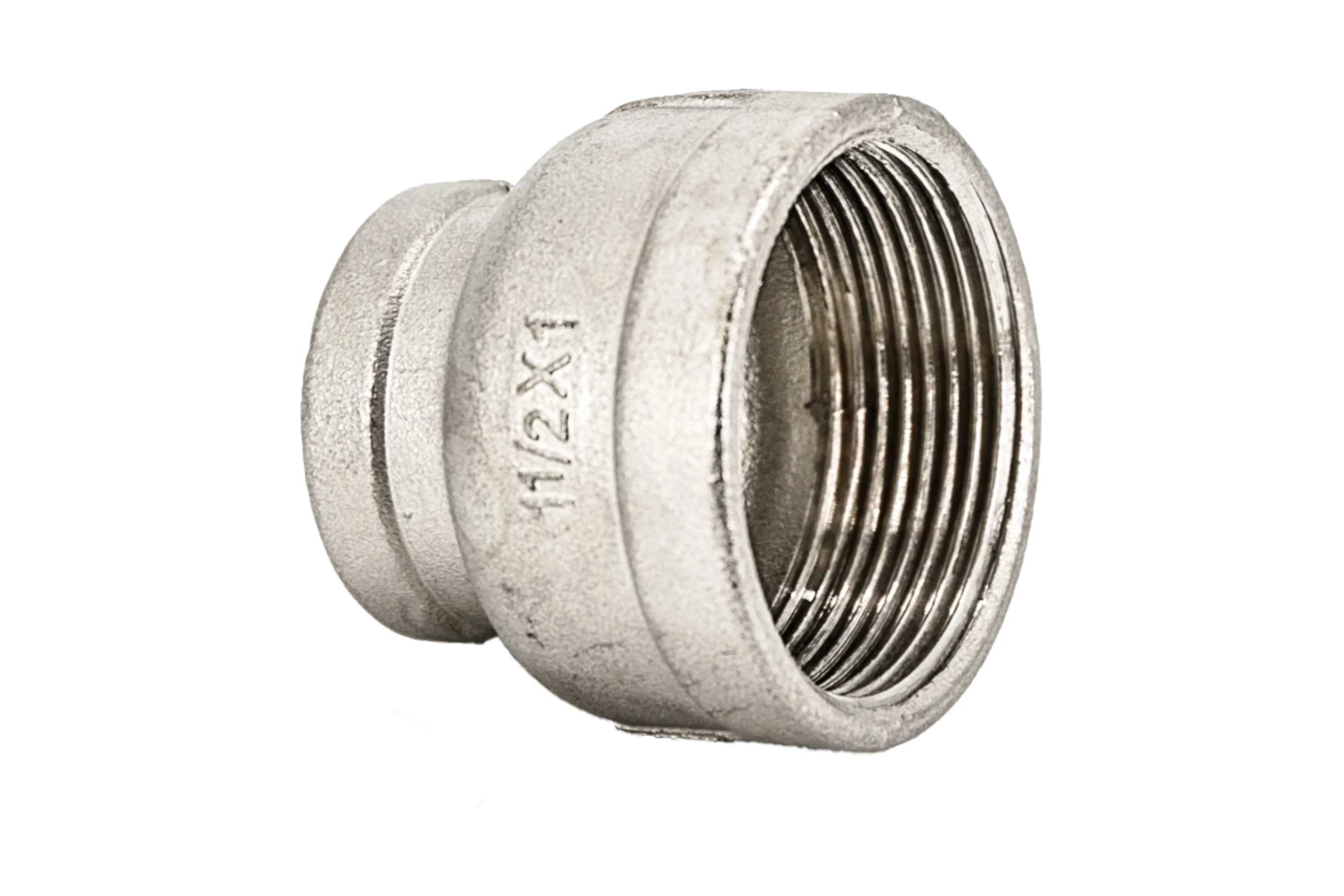 Муфта переходная нержавеющая NEWKEY AISI304 DN40 х DN25 ( 1_1/2x1), (CF8), PN16 NK-MMH40*25/4