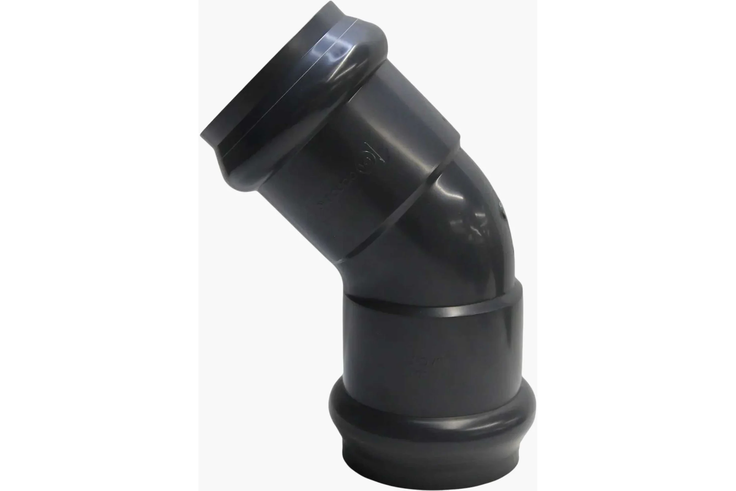 Отвод AQUAVIVA НПВХ напорный двухраструбный 225х45 AQV103225 35205