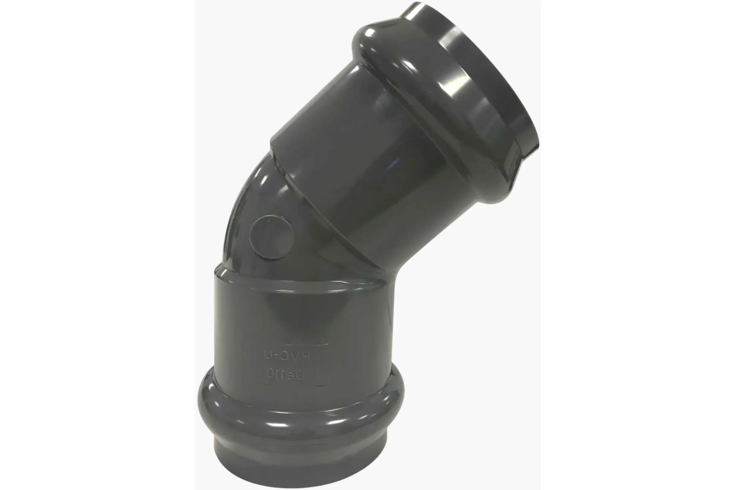 Отвод AQUAVIVA НПВХ напорный двухраструбный 225х45 AQV103225 35205