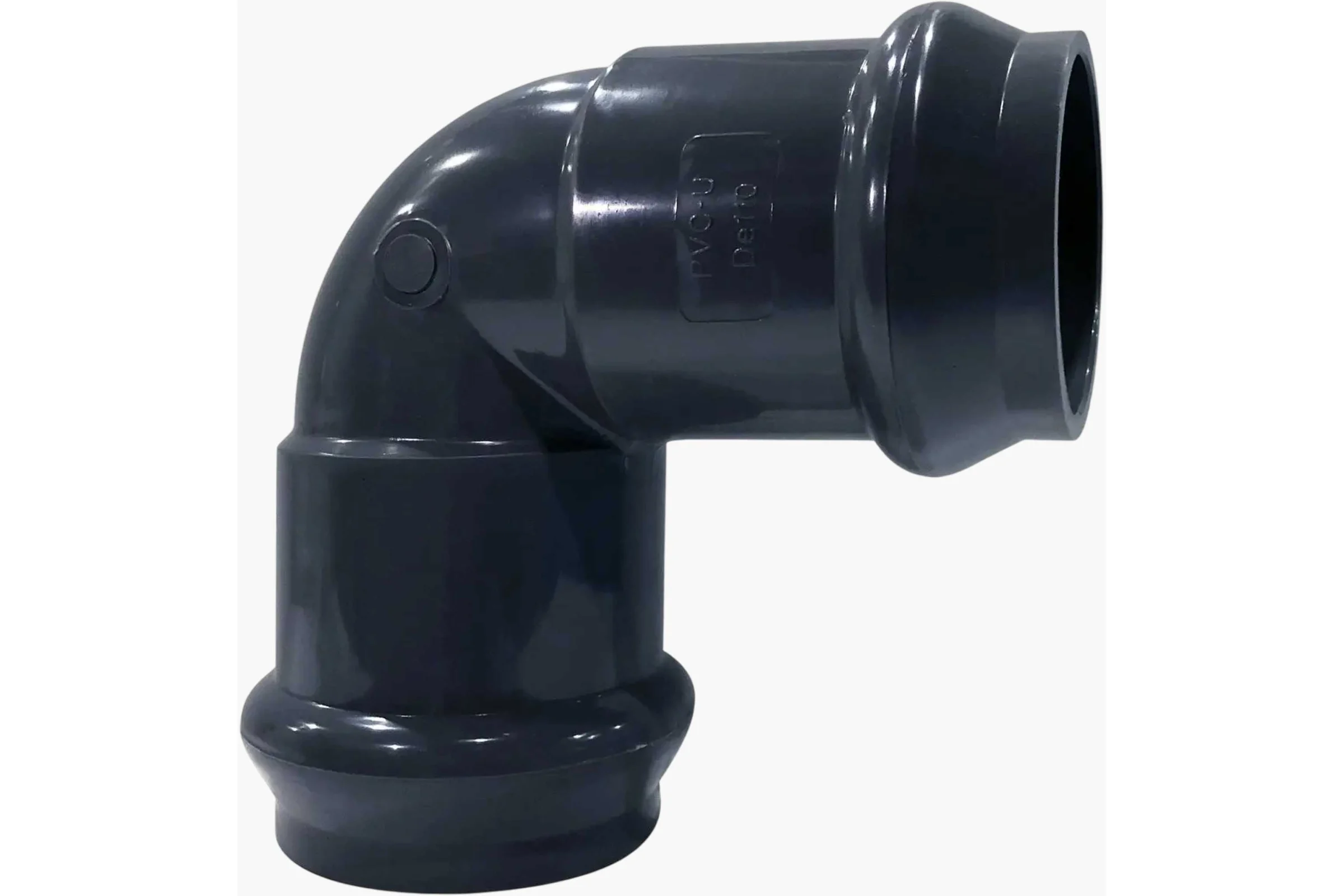 Отвод AQUAVIVA НПВХ напорный двухраструбный 225х90 AQV102225 35206