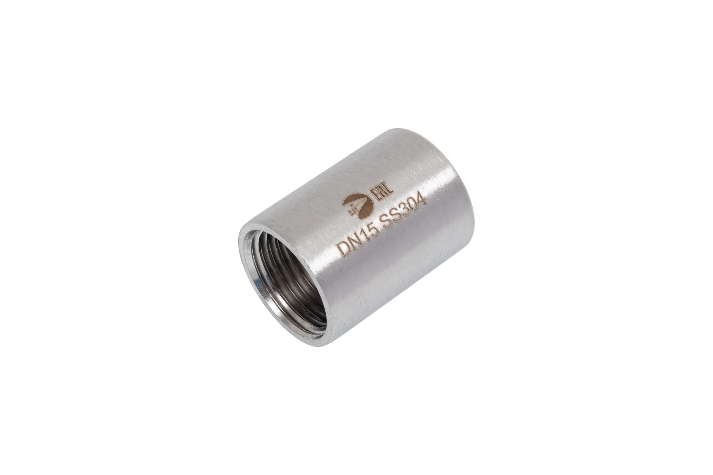 Муфта стальная нержавеющая NEWKEY AISI304 DN15 (1/2), (CF8), PN16 набор 4 шт NAB4-NK-MM15/4