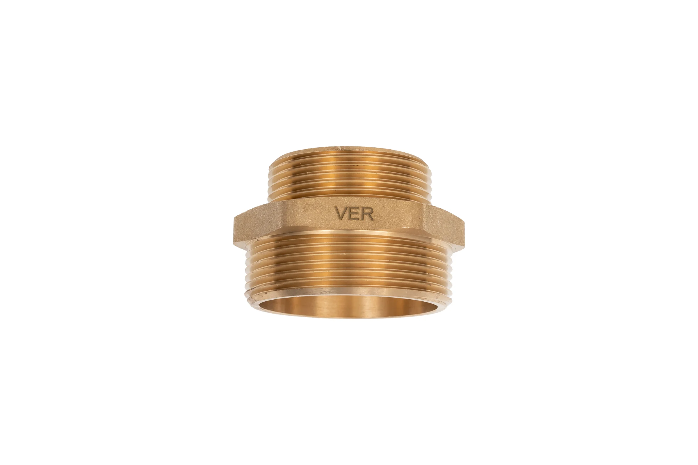 Ниппель переходной ViEiR латунный, 11/2 ш x 2 ш (две наружные резьбы) SH87