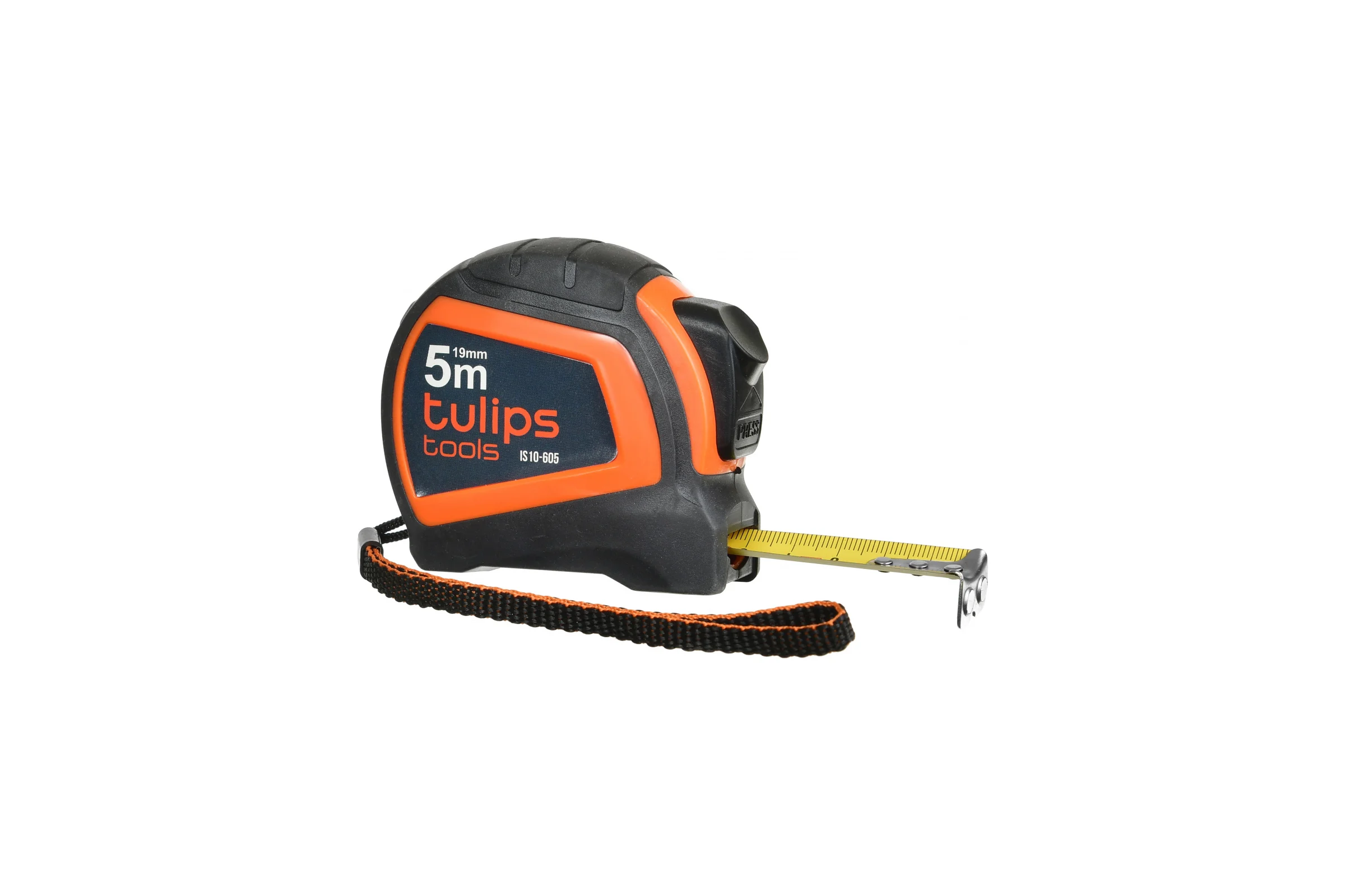 Рулетка с автоблокировкой Tulips Tools 5 м/19 мм II10-605