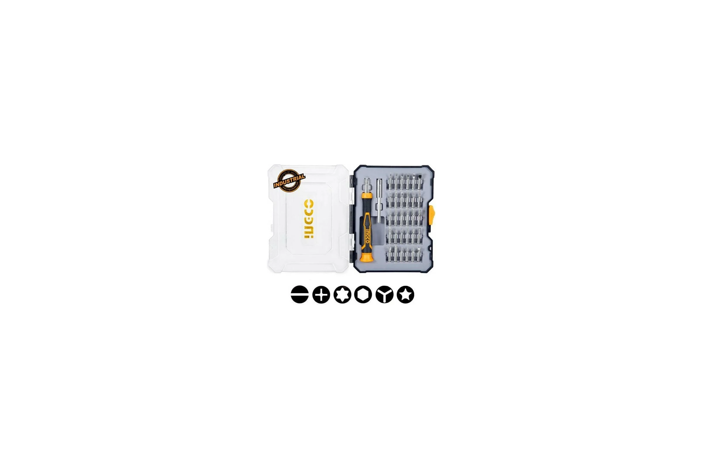 Набор бит с держателем INGCO 32 предмета HKSDB0348