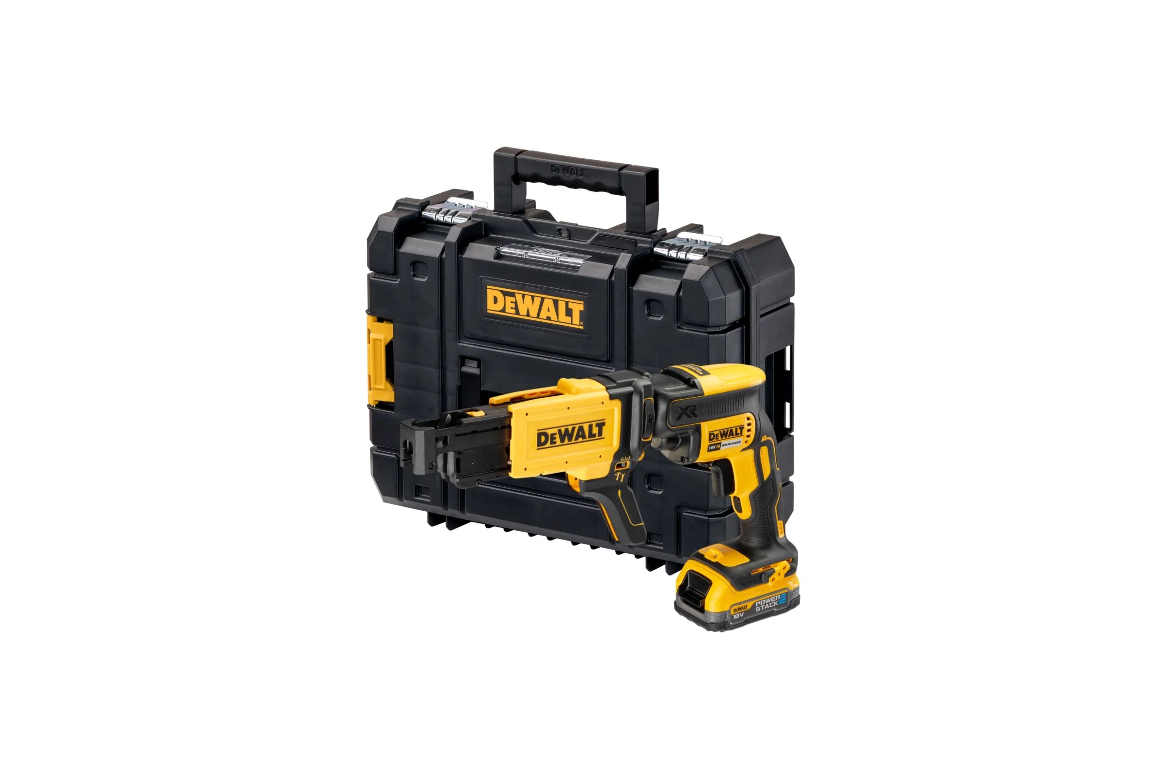 Аккумуляторный ленточный шуруповерт DEWALT DCF620E1K, 18 В, 30 Нм, 4400 об/мин, с АКБ 1.7 Ач, без ЗУ, в кейсе TSTAK () DCF620E1K-XJ