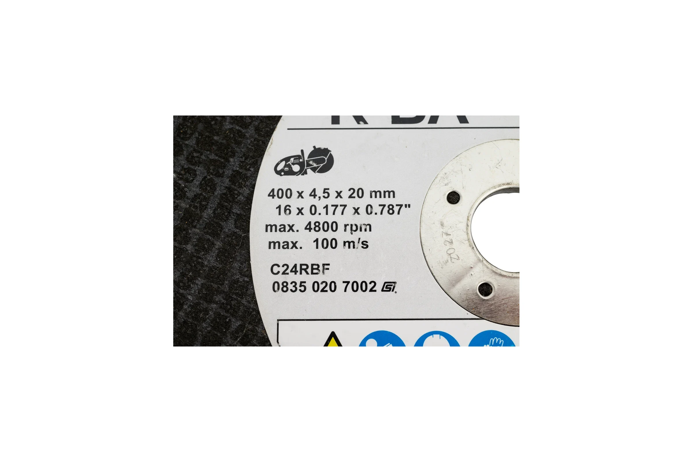 Абразивный круг Stihl K-BA, 400 мм (камень, бетон) 08350207002-А