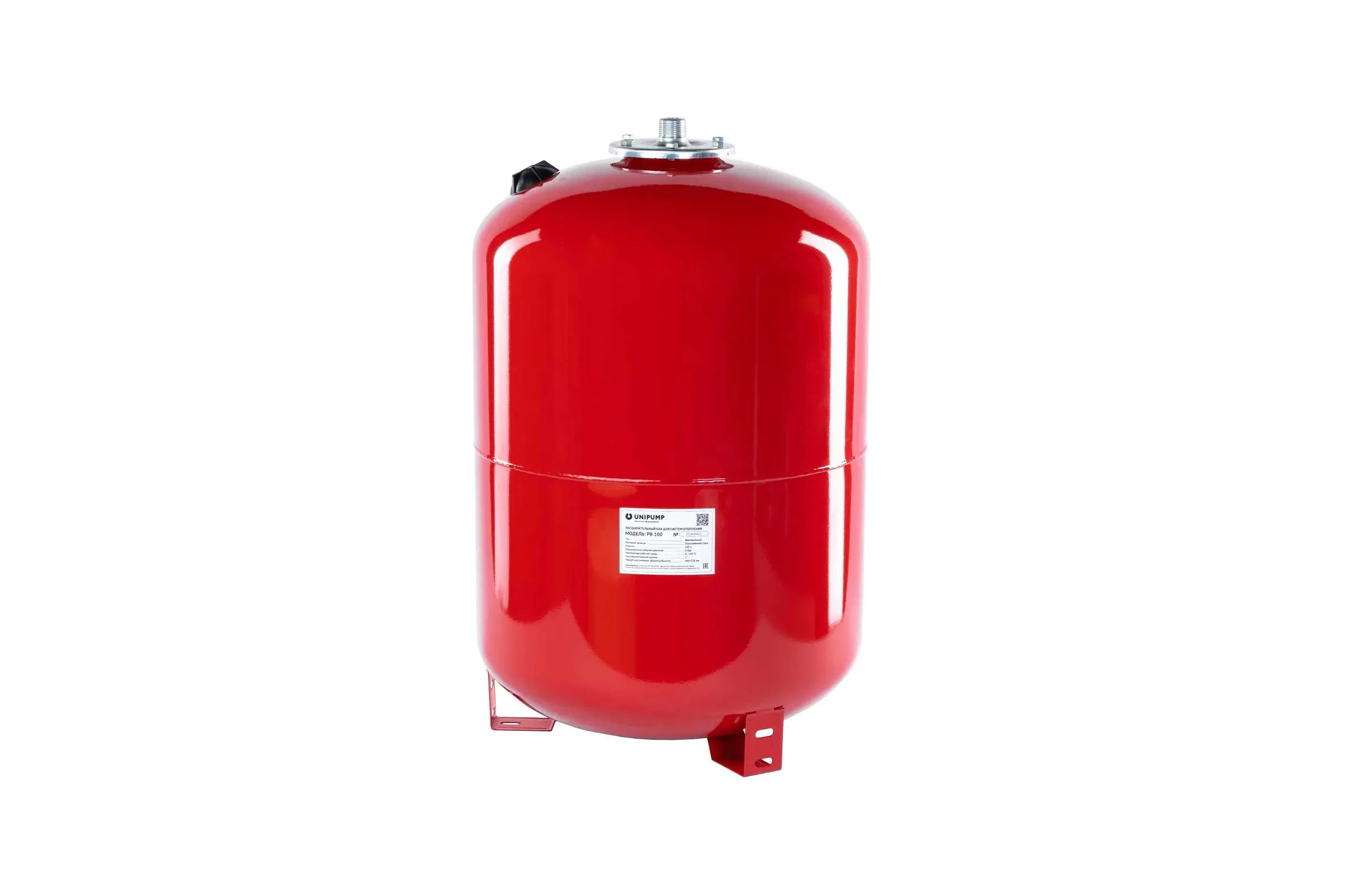 Расширительный бак вертикальный UNIPUMP РВ 100Н (фланец нерж., БЭЗ) 76318
