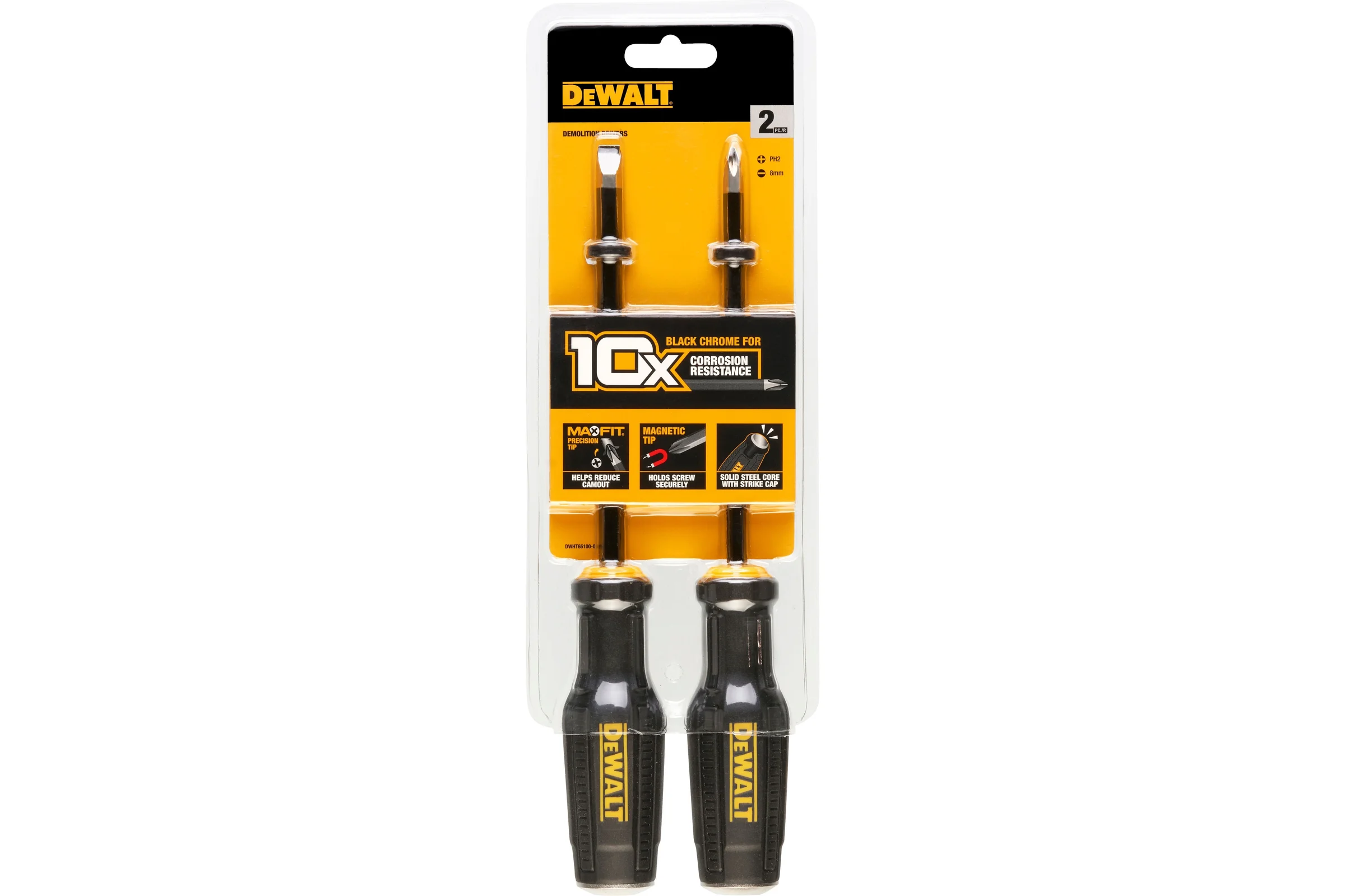 Набор из 2 отверток Dewalt DWHT65100-0