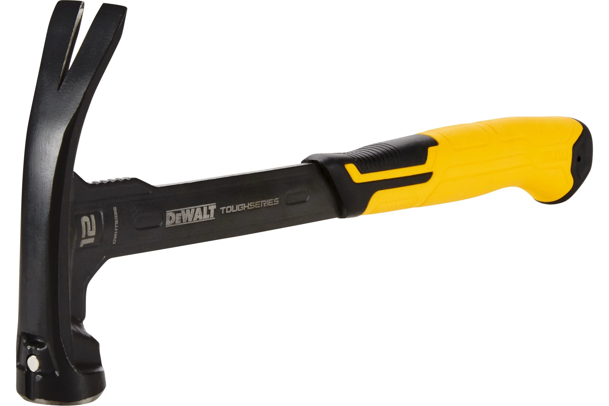 Молоток с прямым заострённым гвоздодёром Dewalt TOUGHSERIES, облегчённый, 340 г DWHT51135X