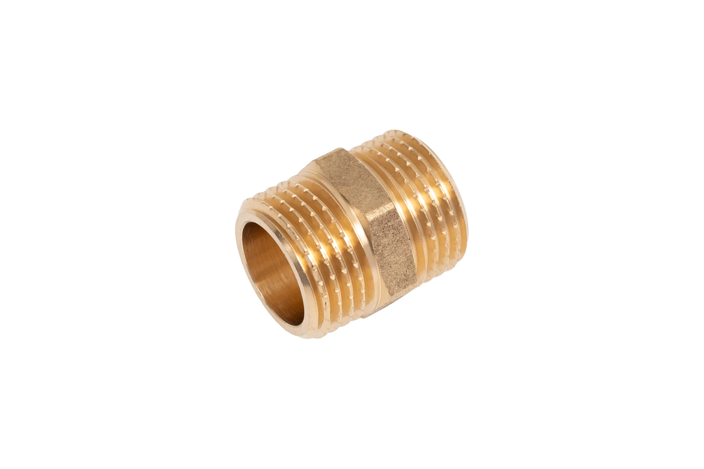 Ниппель латунный ViEir 3шт 1/2 ш × 1/2 ш (две наружные резьбы) SH33